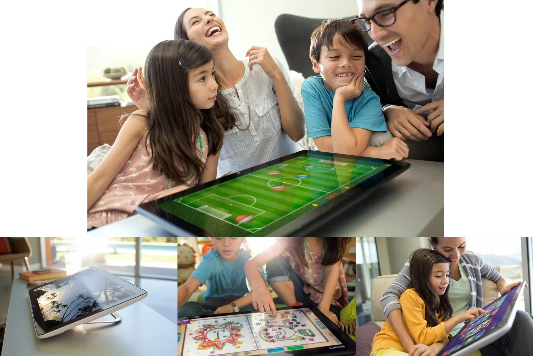 Big enough for all the family to enjoy and featuring the My Daily Clip application, a movie trivia game for up to four players