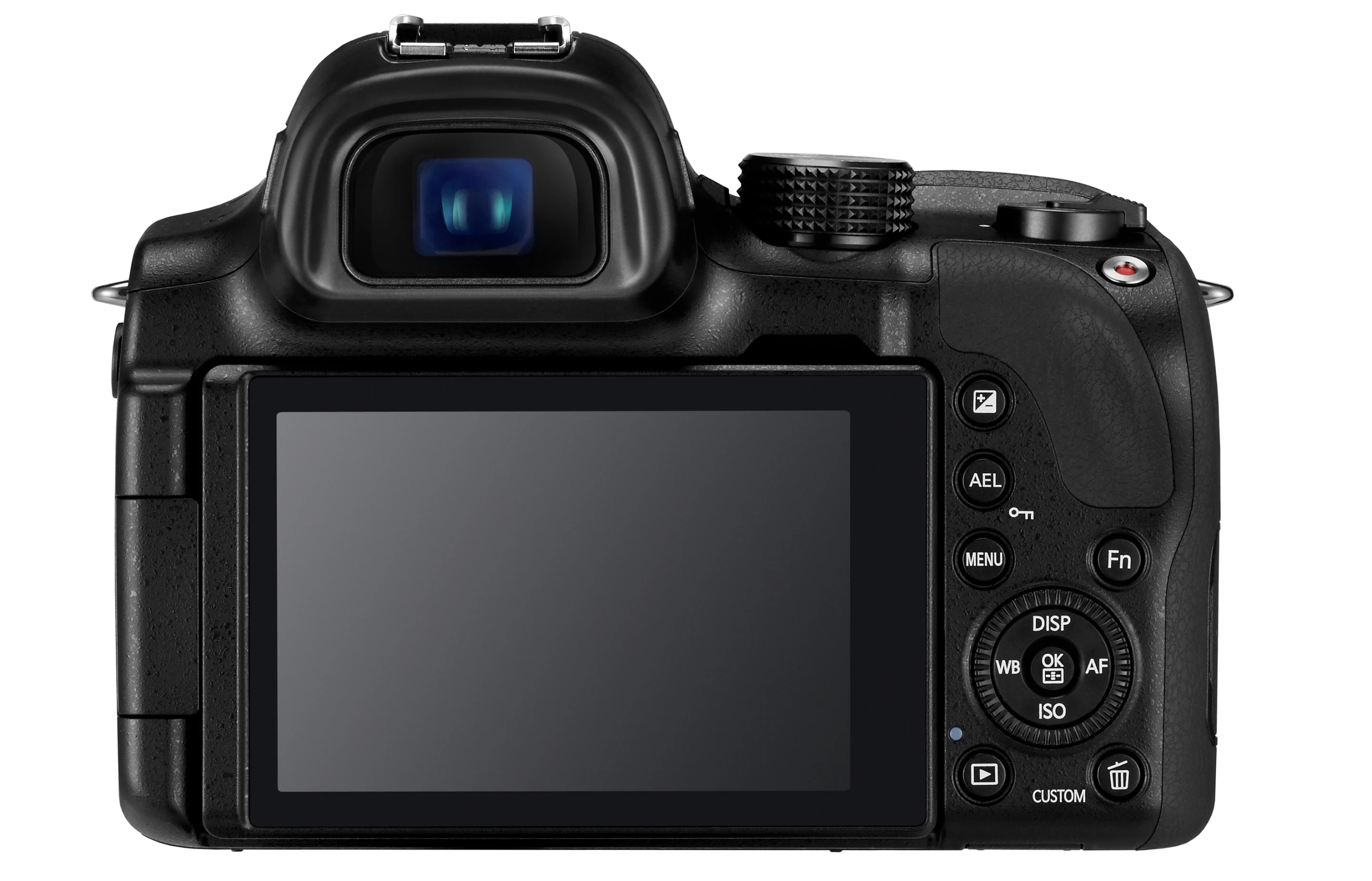 The 3-inch rear monitor on the Samsung NX30 has a 1,037k dot resolution