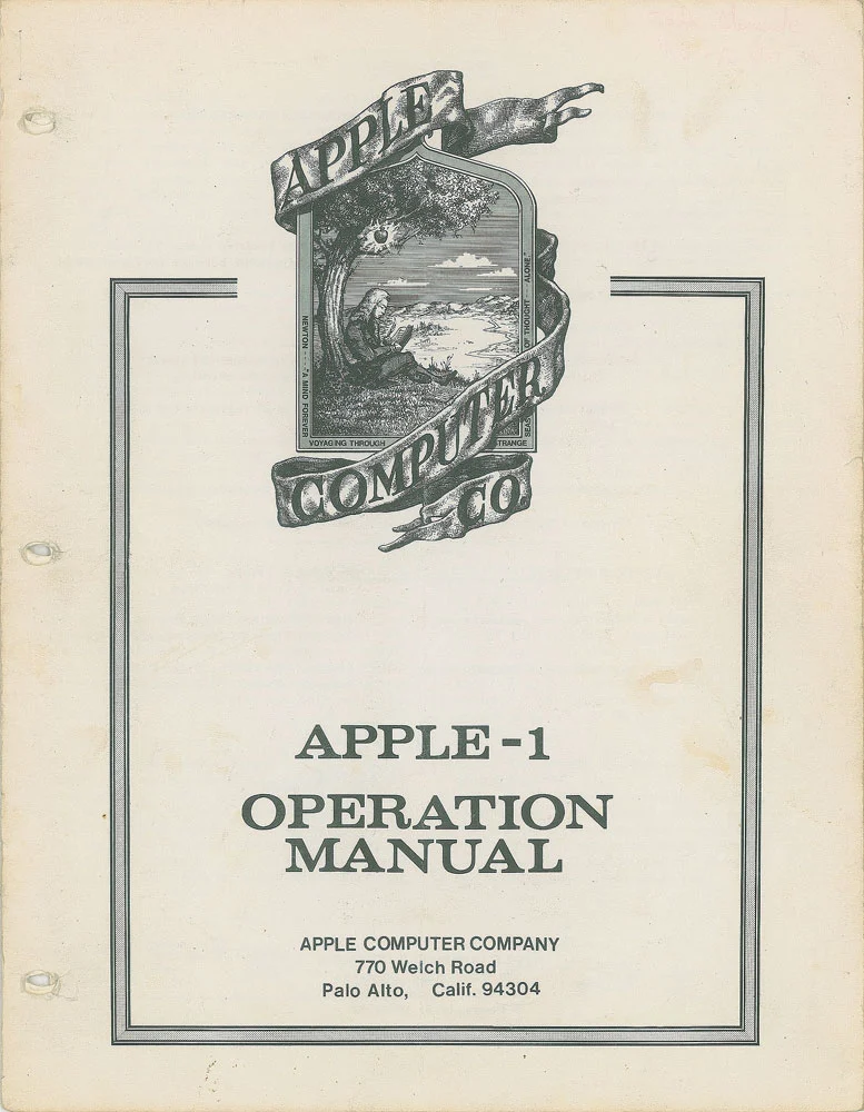 Apple I operation manual