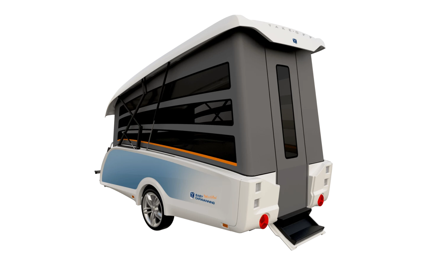 The pop-top provides a max 6.7 feet of headroom