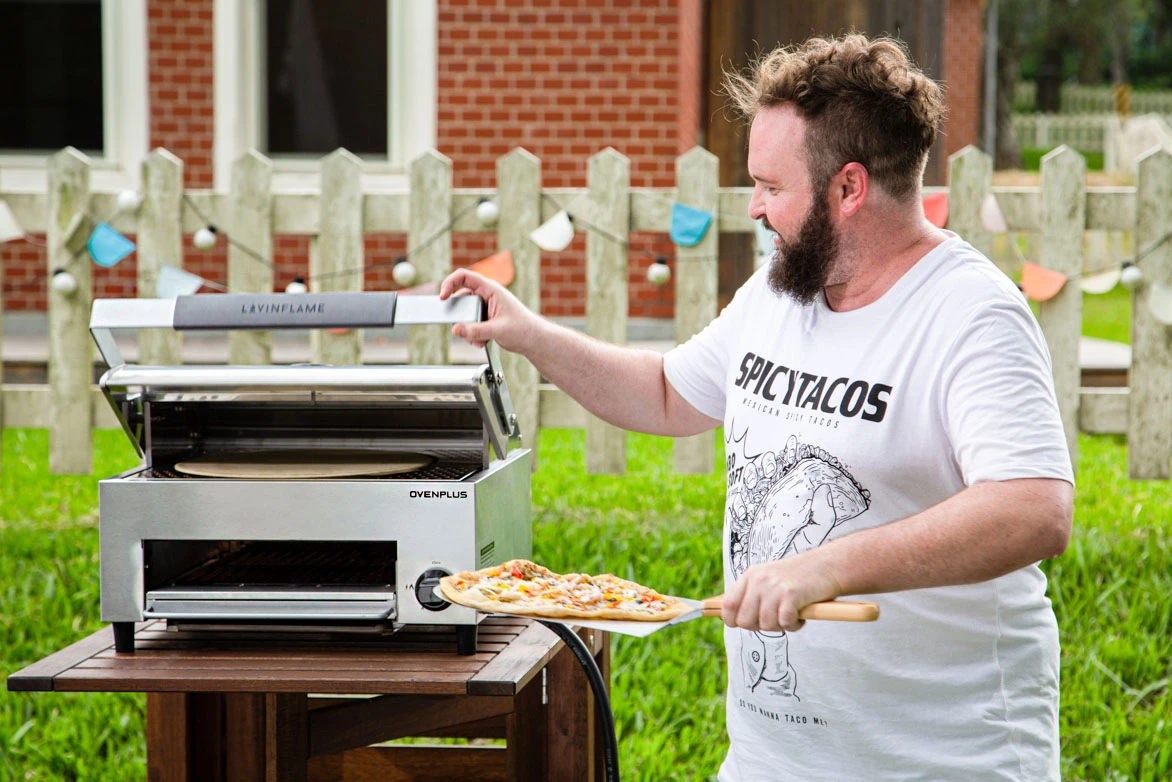 The OvenPlus cooker promises a smoke-free outdoor dining experience