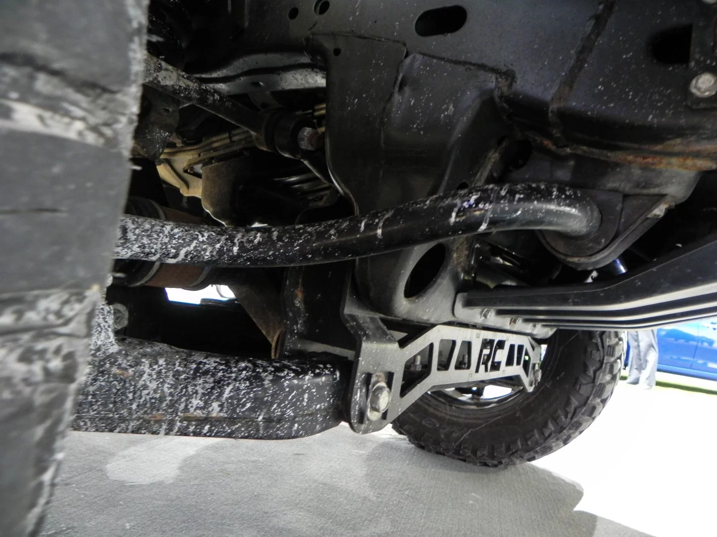 Here, dirt illustrates the additions made to this aftermarket mod Titan XD