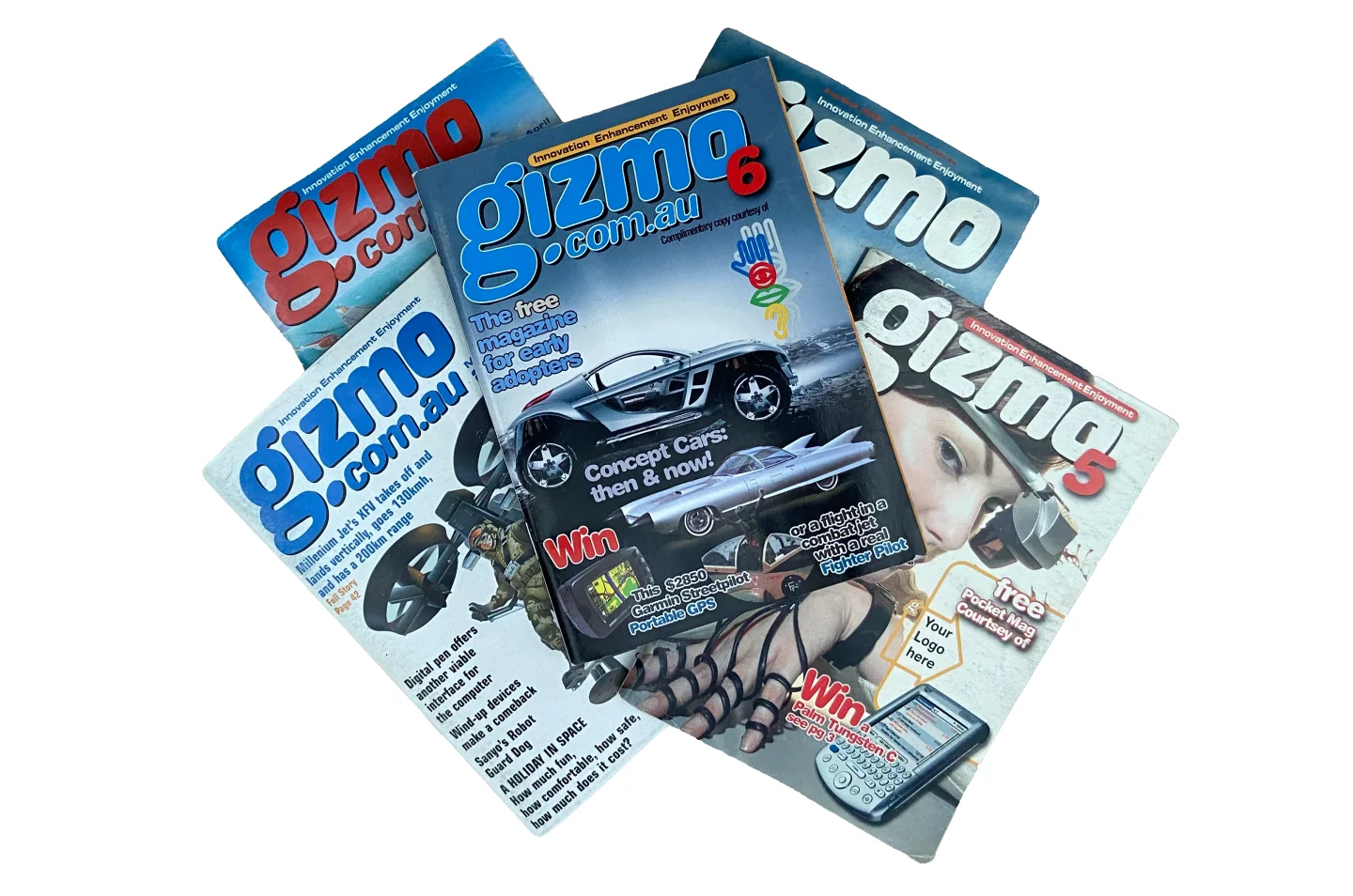 New Atlas began as gizmo, an A6 magazine and companion website published from 2002-2004