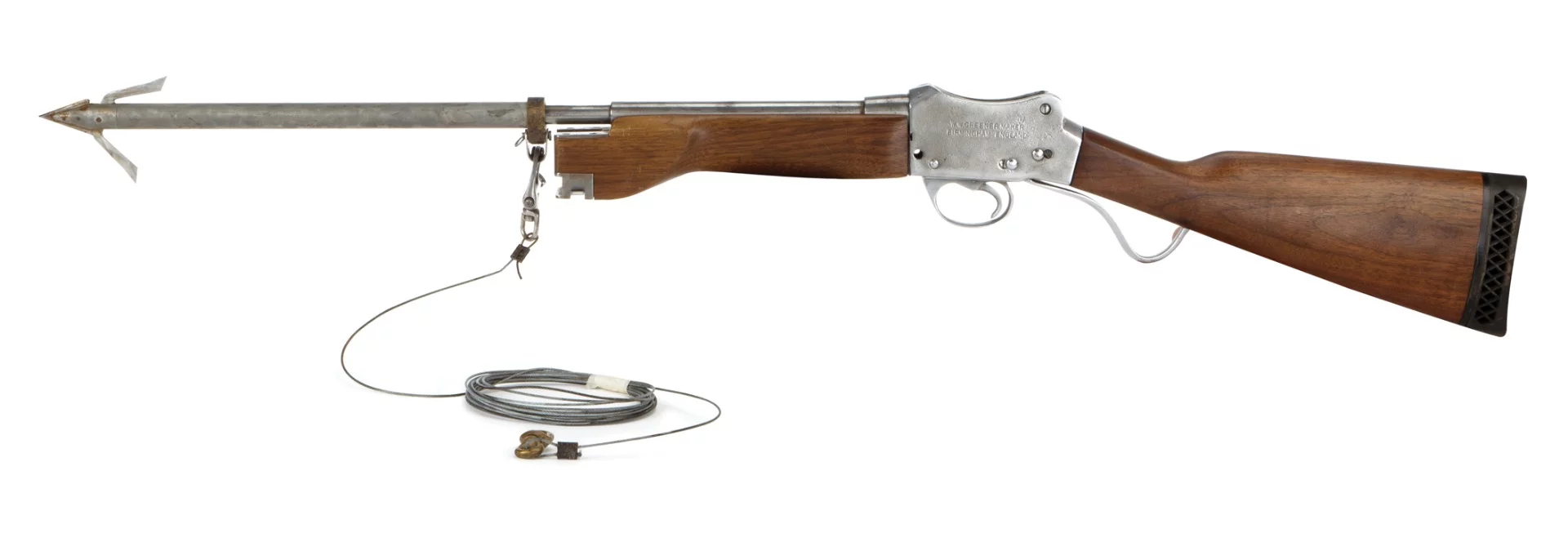 Robert Shaw's “Quint” hero harpoon rifle seen in Jaws was sold for $84,000