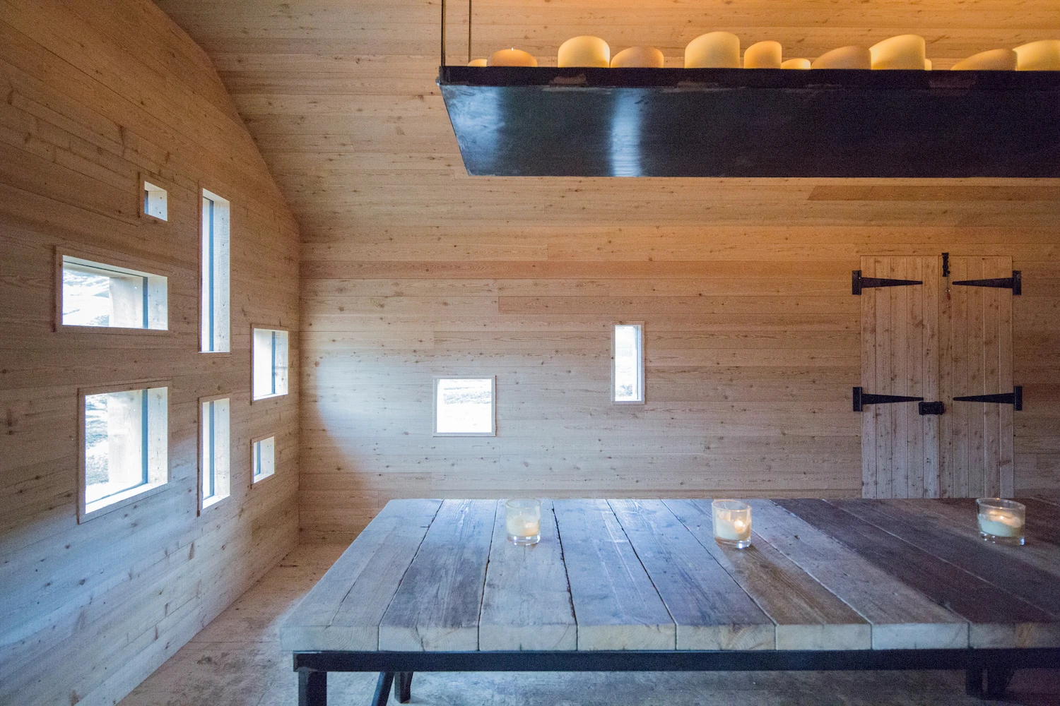 Inside, the Culardoch Shieling's windows are strategically placed to offer the best views