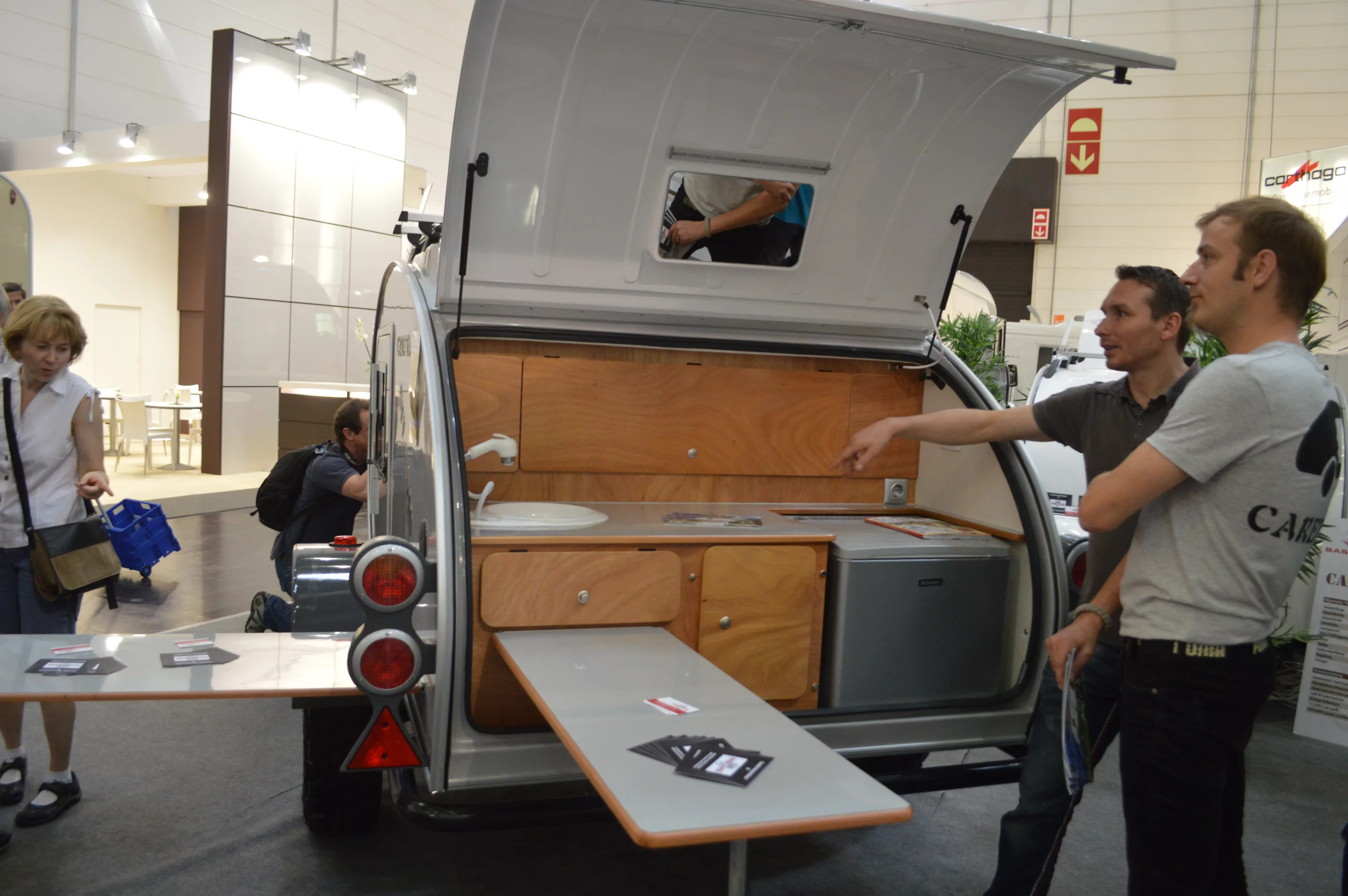 The Carreta 1500 Off Road brings its own tailgate