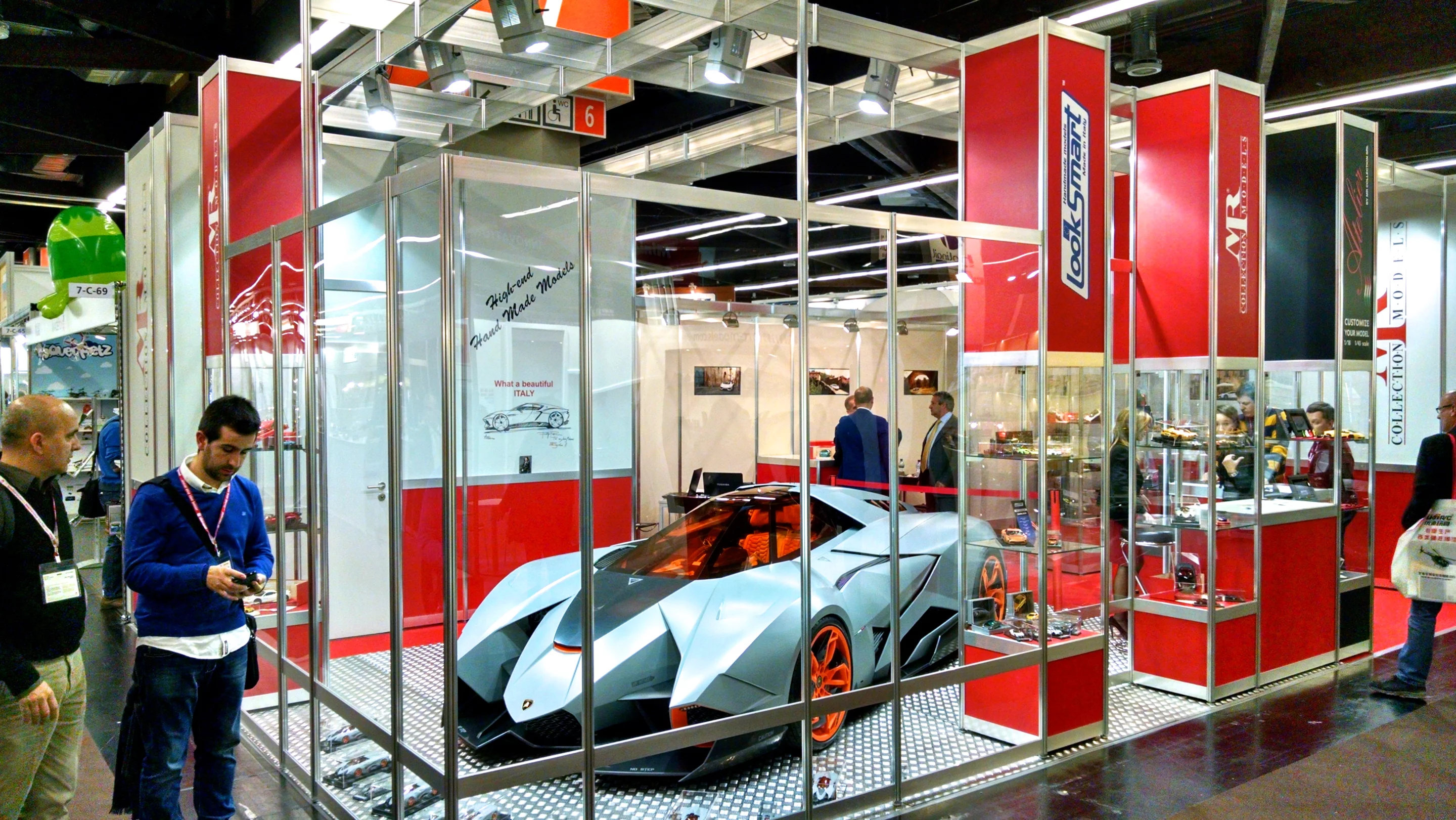 Given that we haven't seen the Egoista at any of the international auto shows we've attended since its debut, we were very surprised (and excited) to see it at a toy fair (Photo: C.C. Weiss/Gizmag)