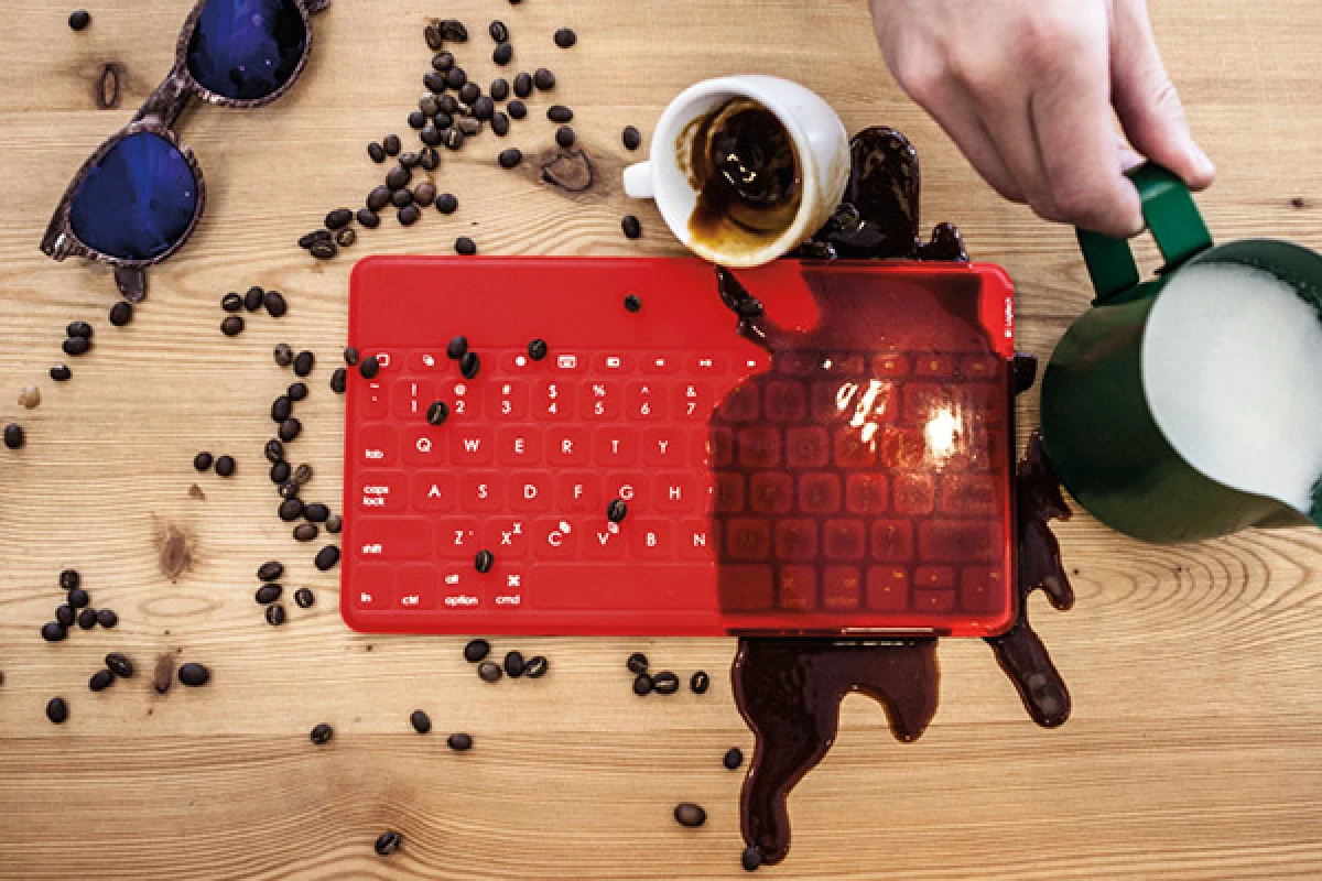 Logitech is offering spill-resistance and mechanical keys with its new Key-to-go keyboard