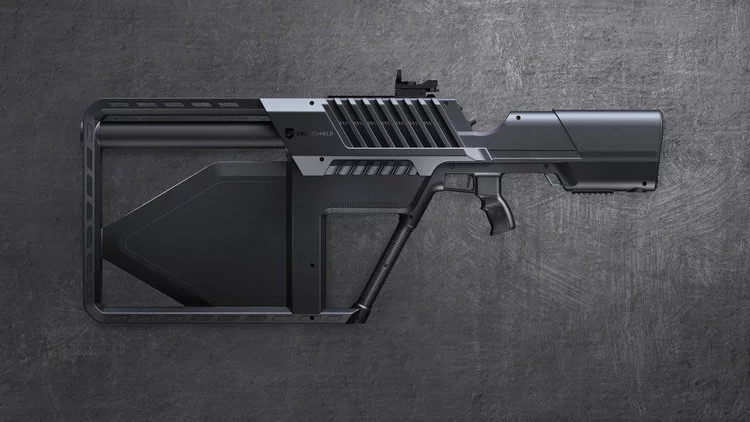The DroneGun Tactical is smaller than the previous anti-drone model, but can jam a wider range of frequencies