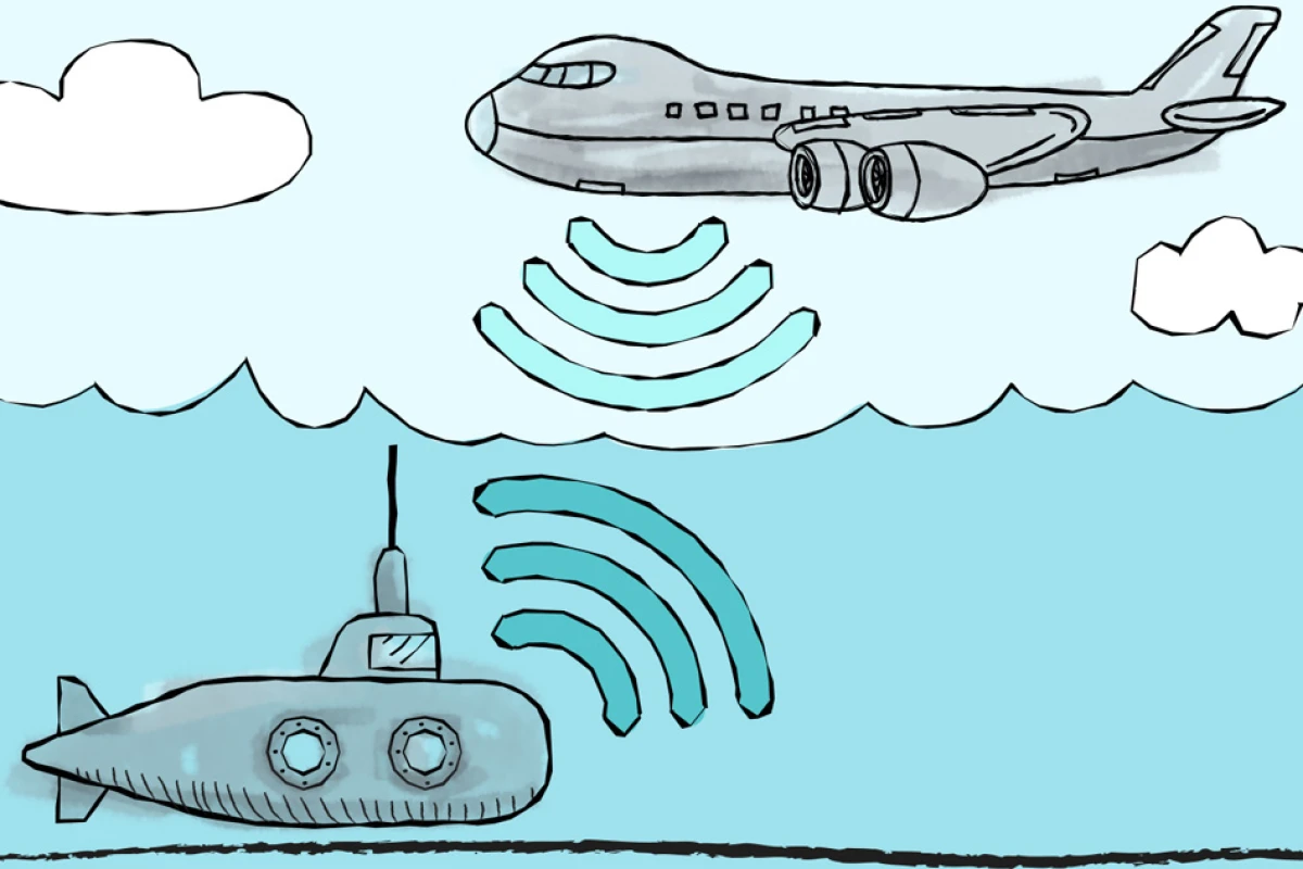 MIT Media Lab researchers have designed a system that allows underwater and airborne sensors to directly share data