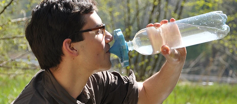 DrinkPure can reportedly meet the hydration needs of one person for up to a year, before needing its filtration media replaced