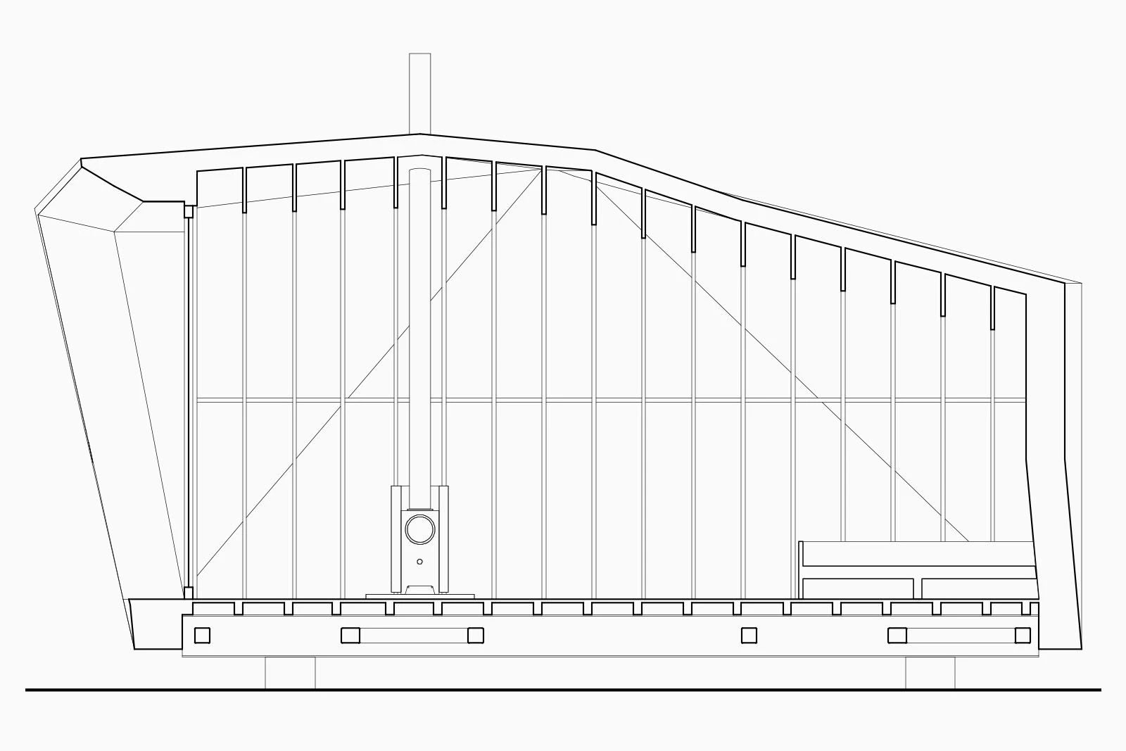 Arthur's Cave exterior design plan