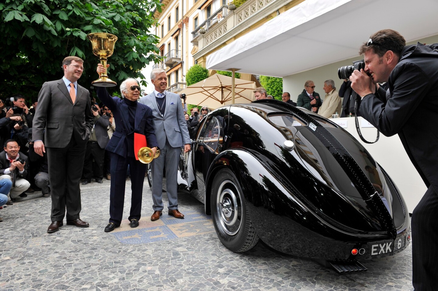 Ralph Lauren's Bugatti Type 57 SC at Concorso d'Elegenza Villa d'Este