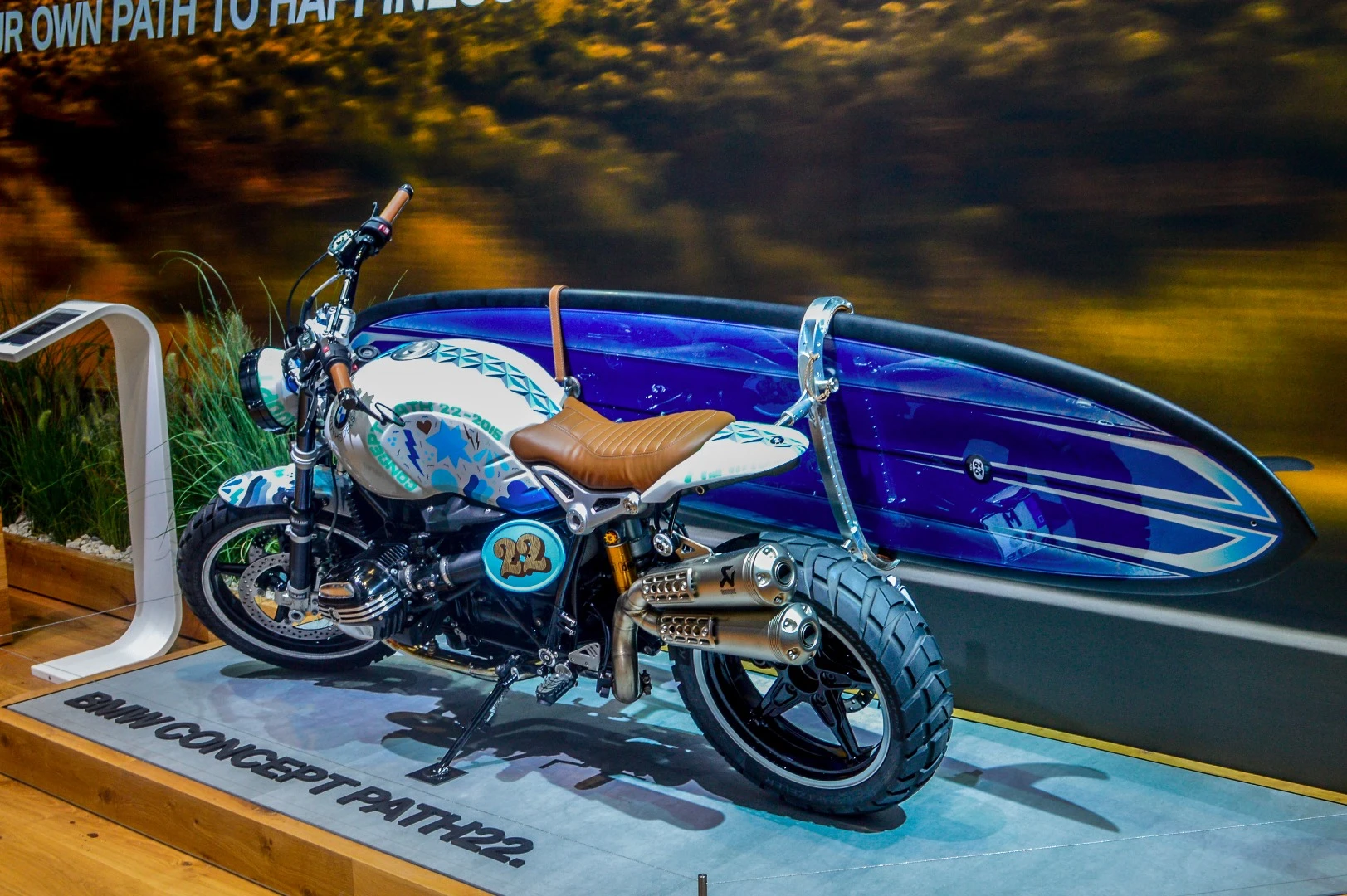 BMW has developed a surfy scrambler based on the R nineT