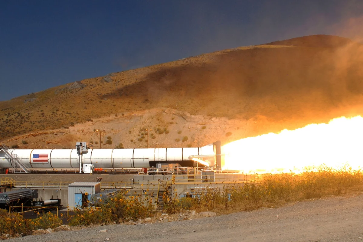 The RCI 3D-printed rocket fuel is an advance on the more conventional solid rocket fuel used in this NASA booster
