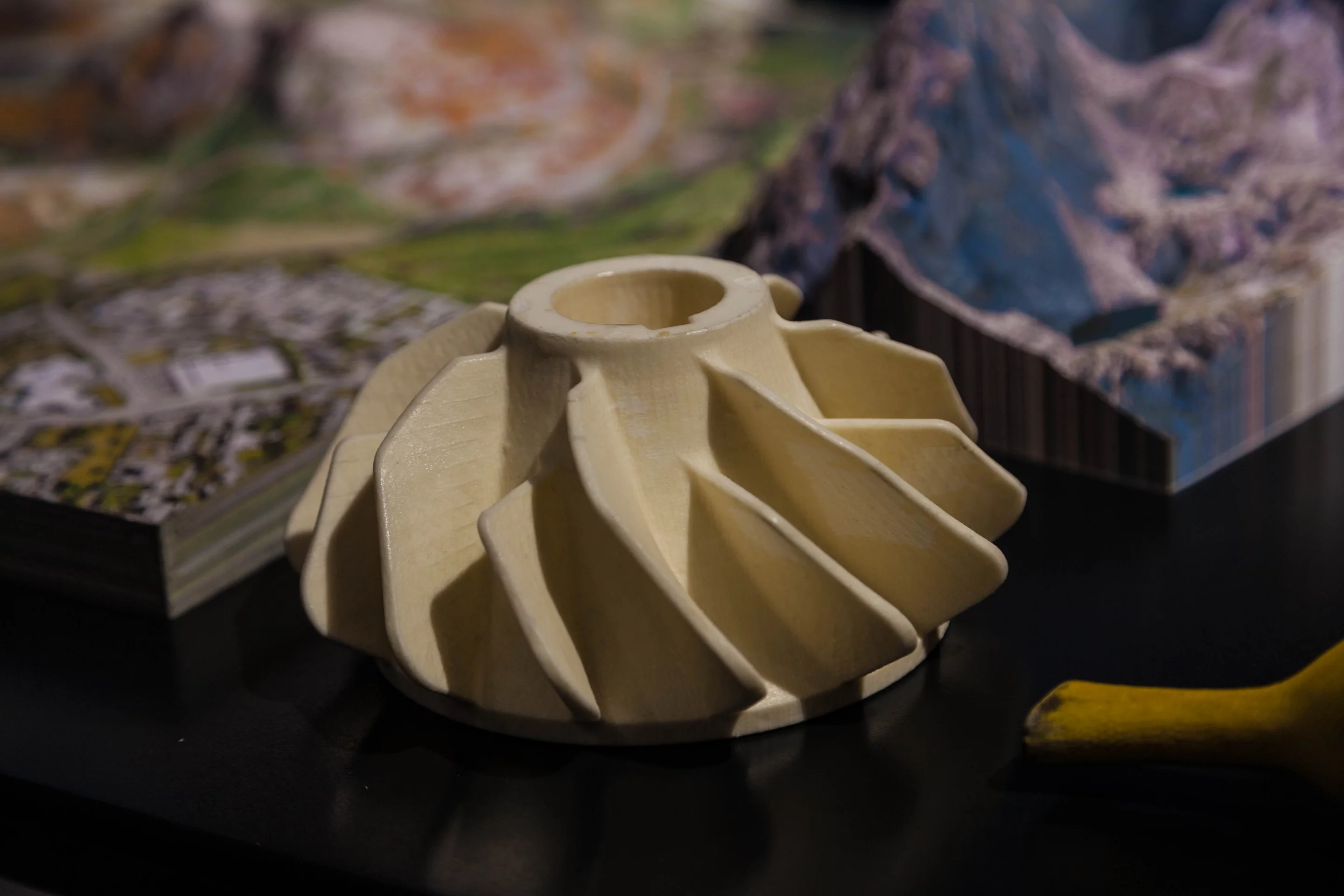 Monochrome model, infused with tougher glue after printing for an extremely hard finish (Photo: Loz Blain)