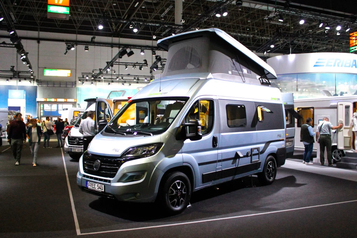 Hymer's Free series is built on two chassis available in both Europe and North America: the pictured Fiat Ducato/Ram Promaster and the Mercedes Sprinter