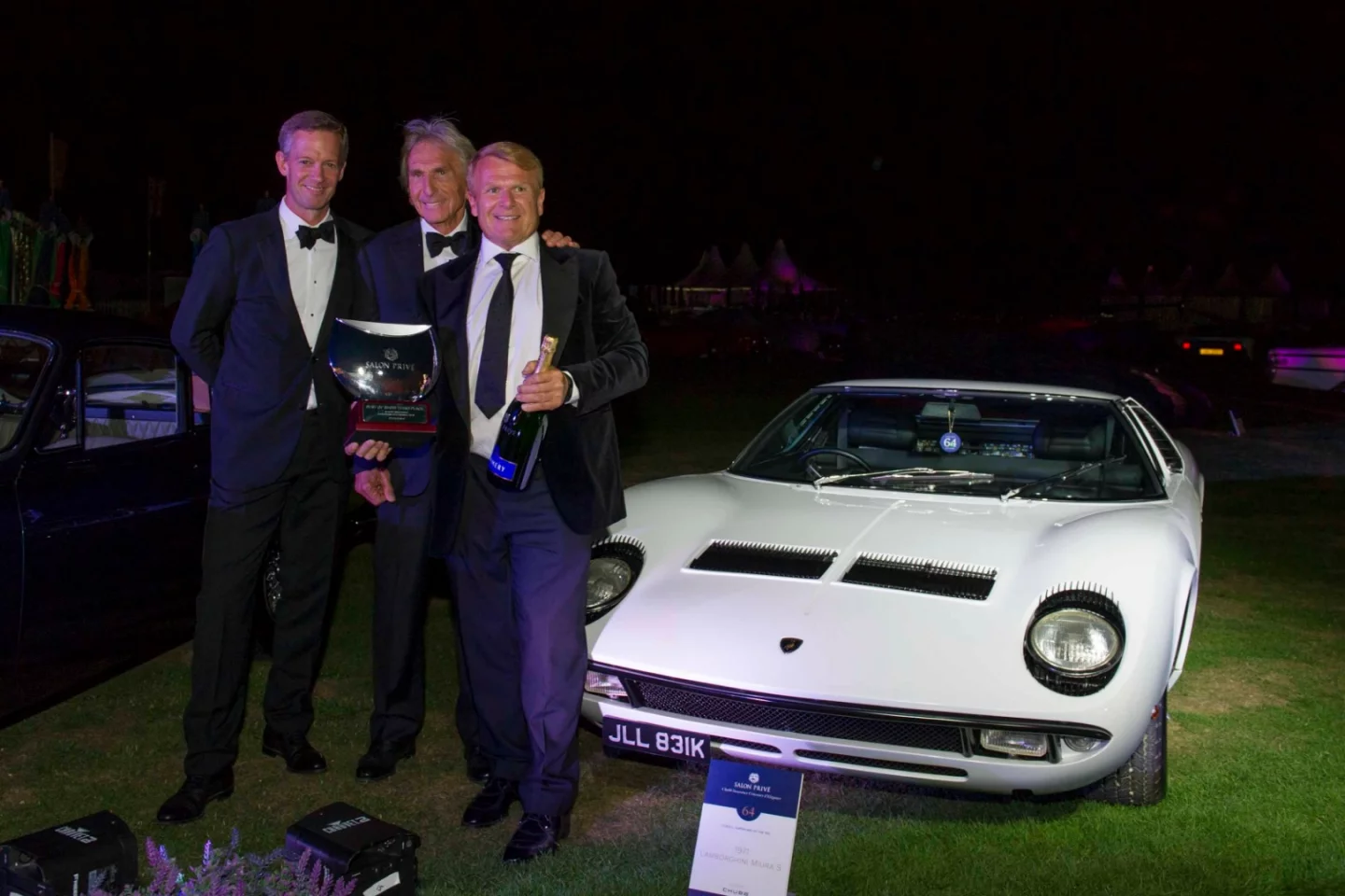 Third place in the "Best of Show" Category at the concours went to the 1971 Lamborghini Miura P400 S above, a car with a history equally as fascinating as the Delage above, but going one step further, it is an even more interesting proposition in that entering the car in the concours was designed to help it sell at RM-Sothebys Battersea Evolution London Auction on September 5, 2018, where it has an estimate of GBP £1,200,000 to £1,400,000 (US$1.54 million to $1.8 million).