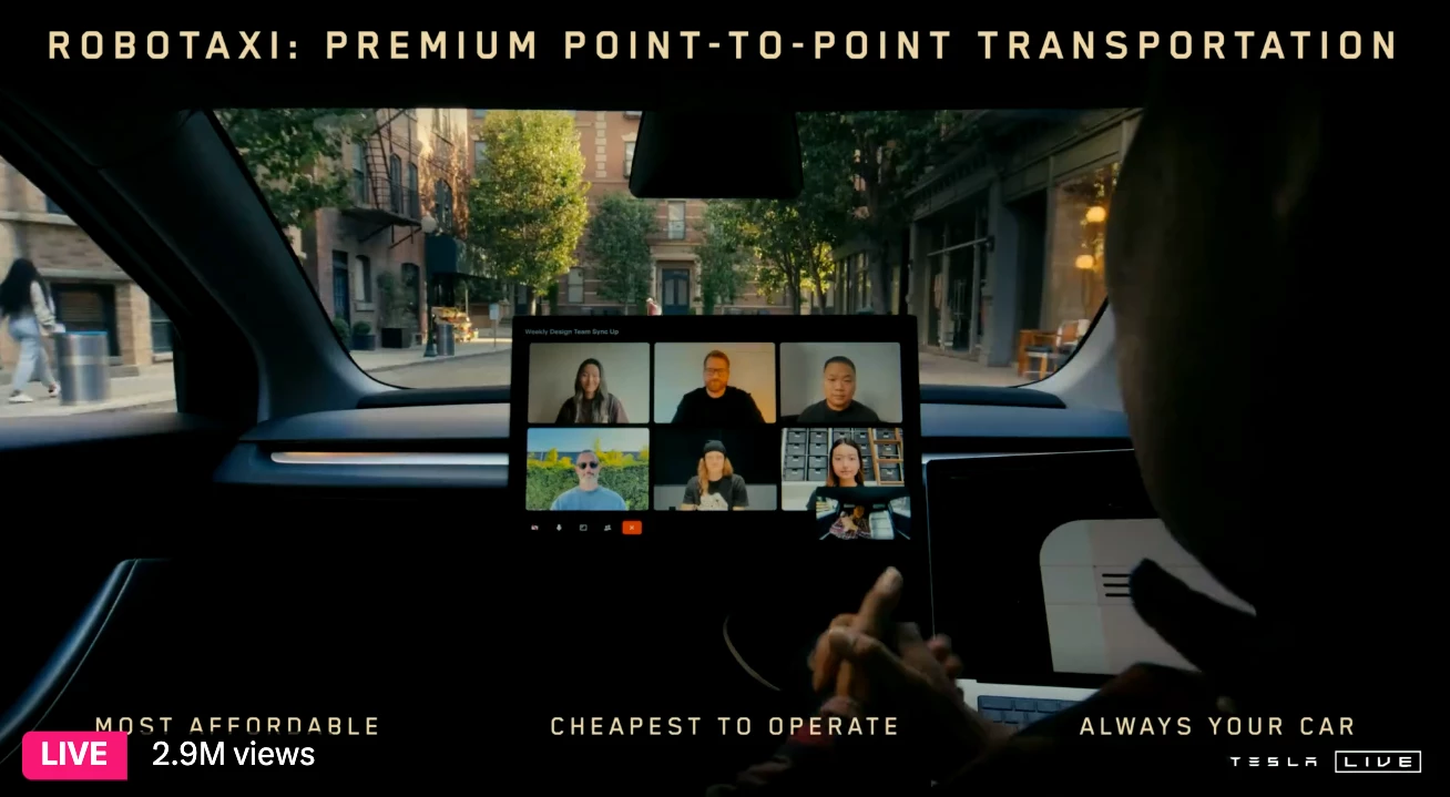 Cybercab: Interior