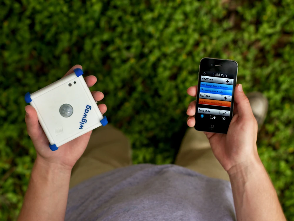 The WigWag sensor and its iPhone application