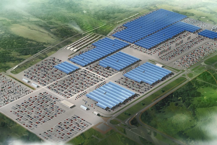 The solar panels on the roofs of Renault's French plants will cover an area equivalent to 63 football fields
