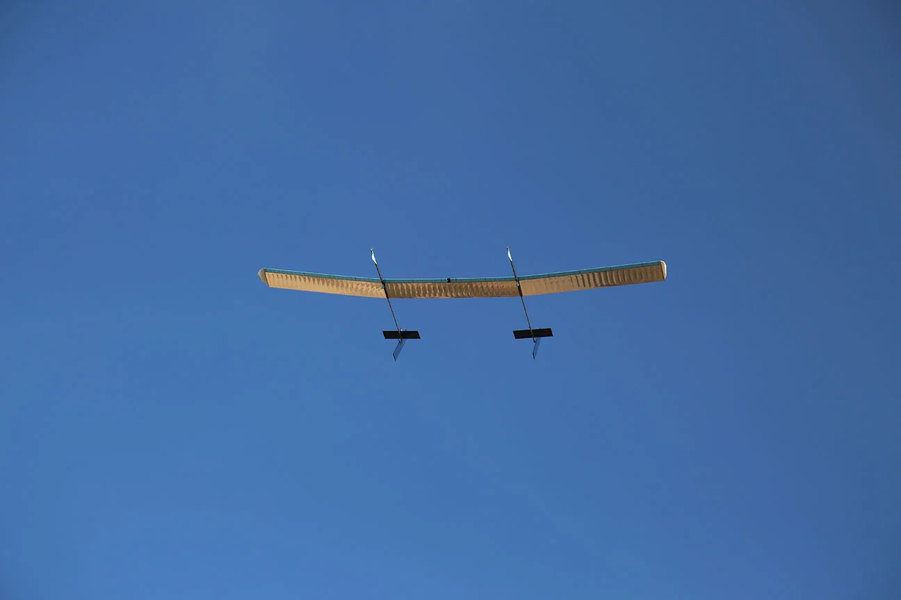 The Astigan A3 in flight