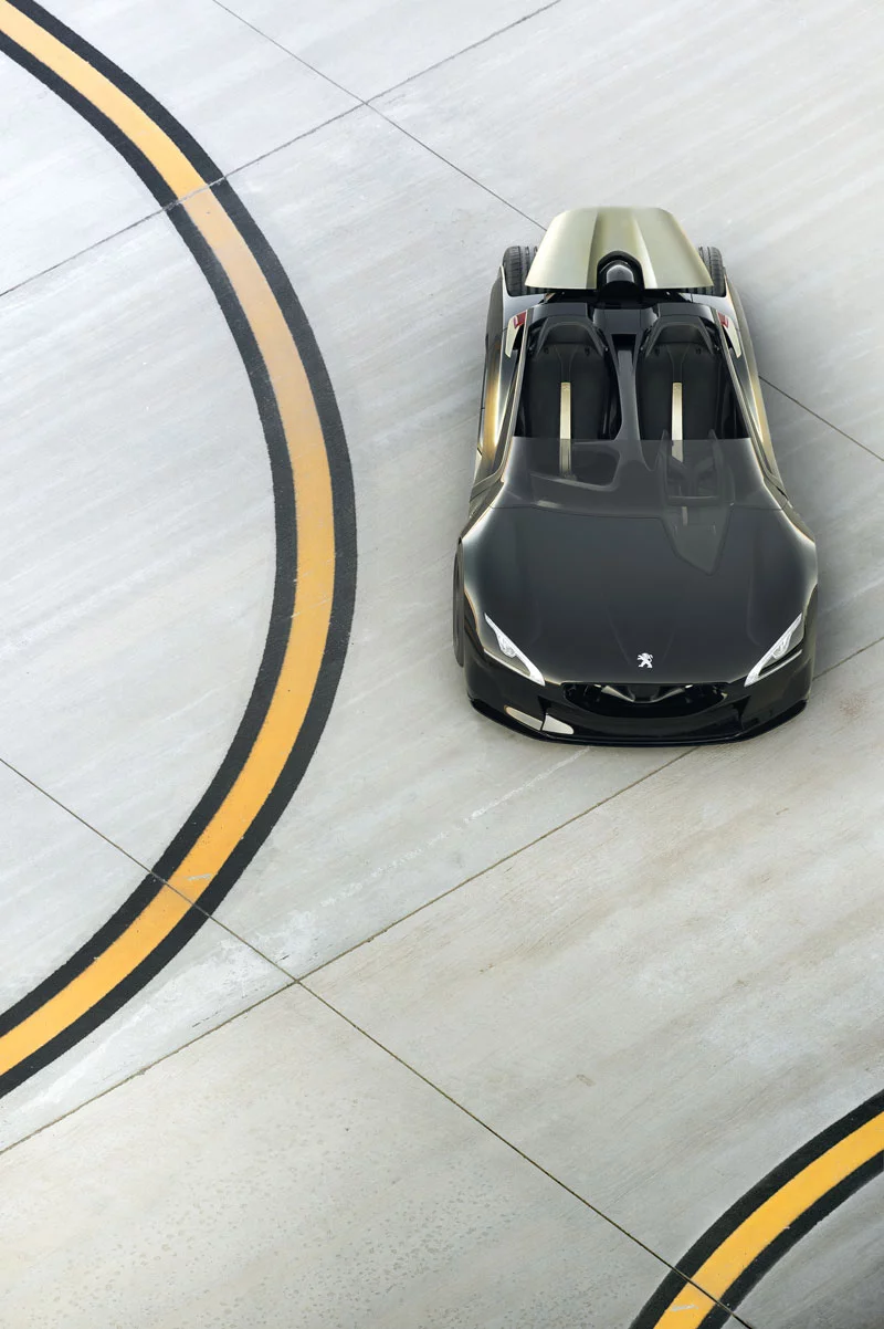 Peugeot EX1 concept at Aeroport Lleida Alguaire