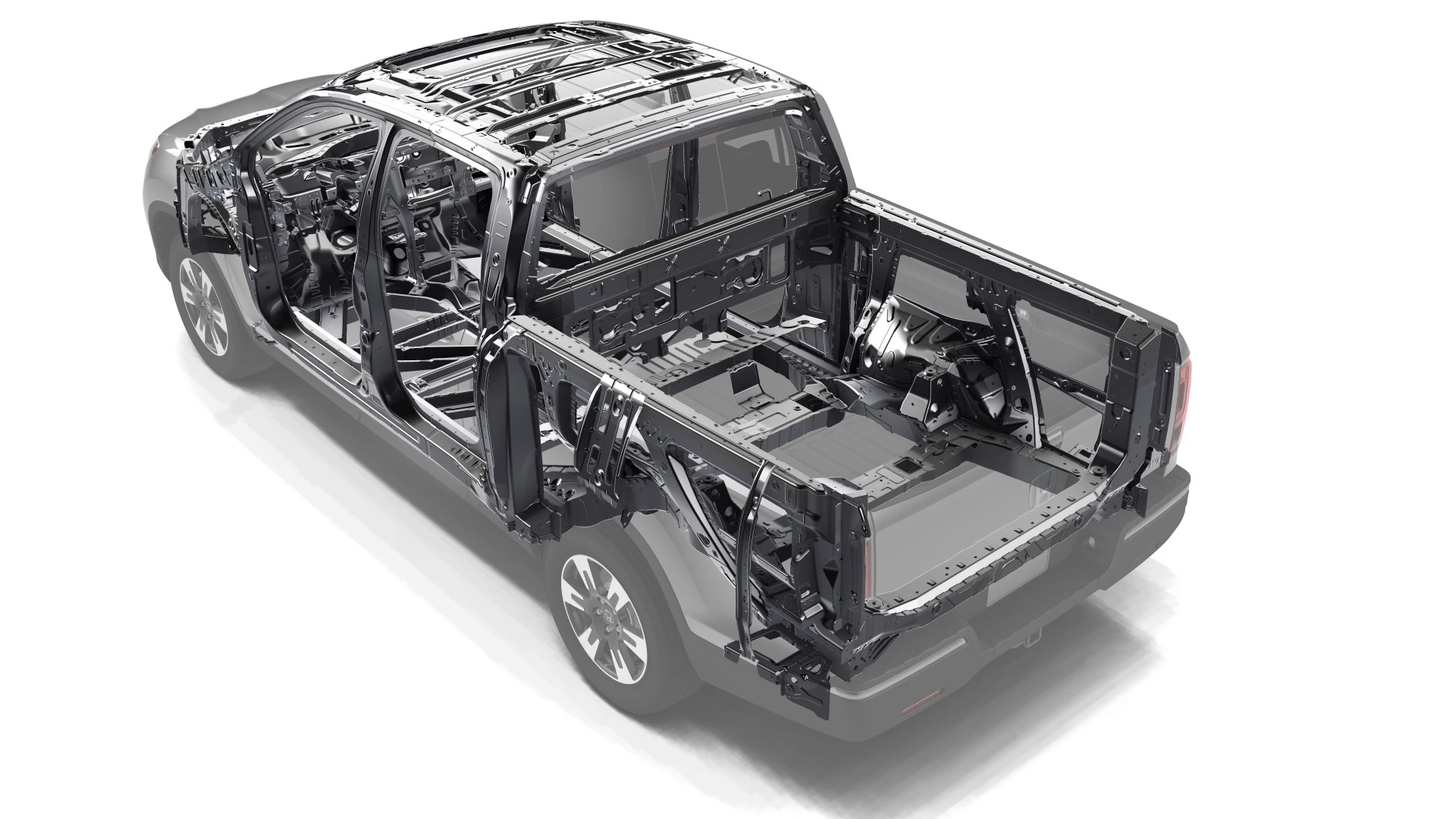 Honda's engineers paid particular attention to the crash-worthiness and stability of the 2017 Ridgeline's design and it pays off with good handling and control