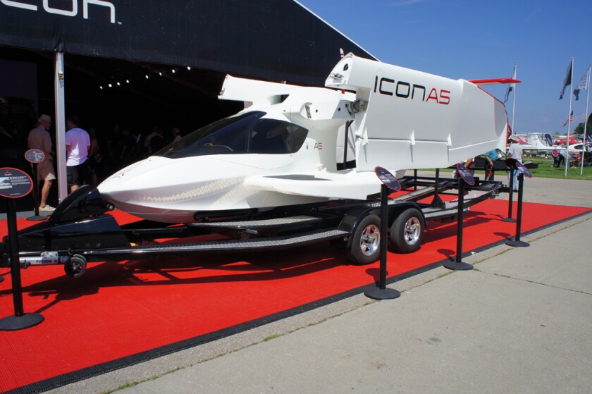 ICON A5 folding plane