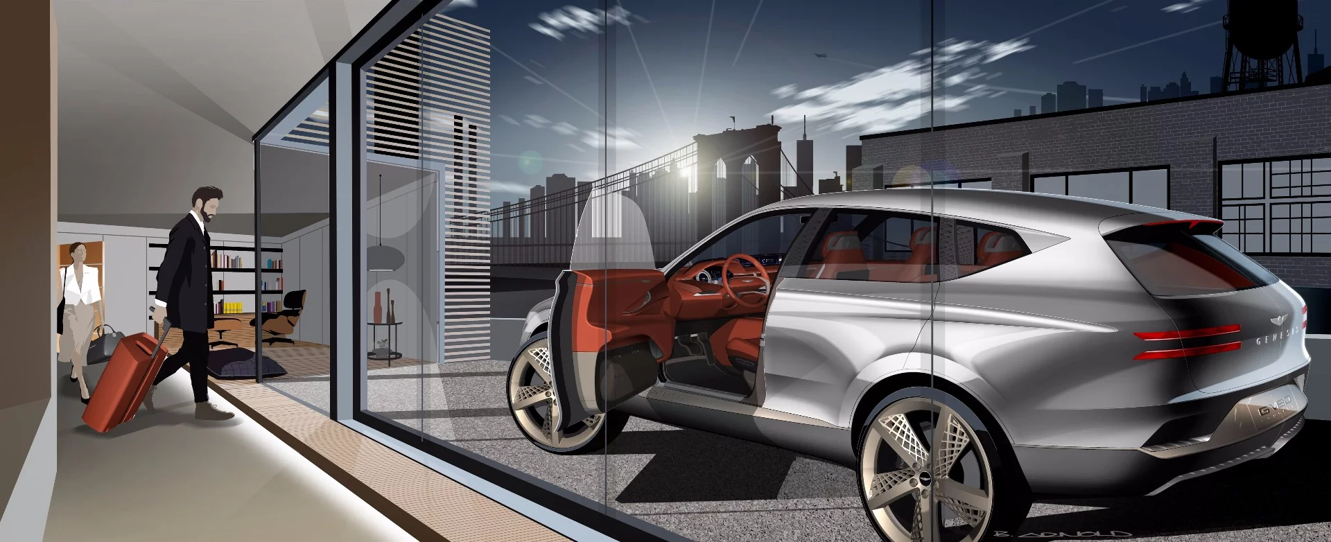 Genesis is debuting the GV80 at the New York International Auto Show