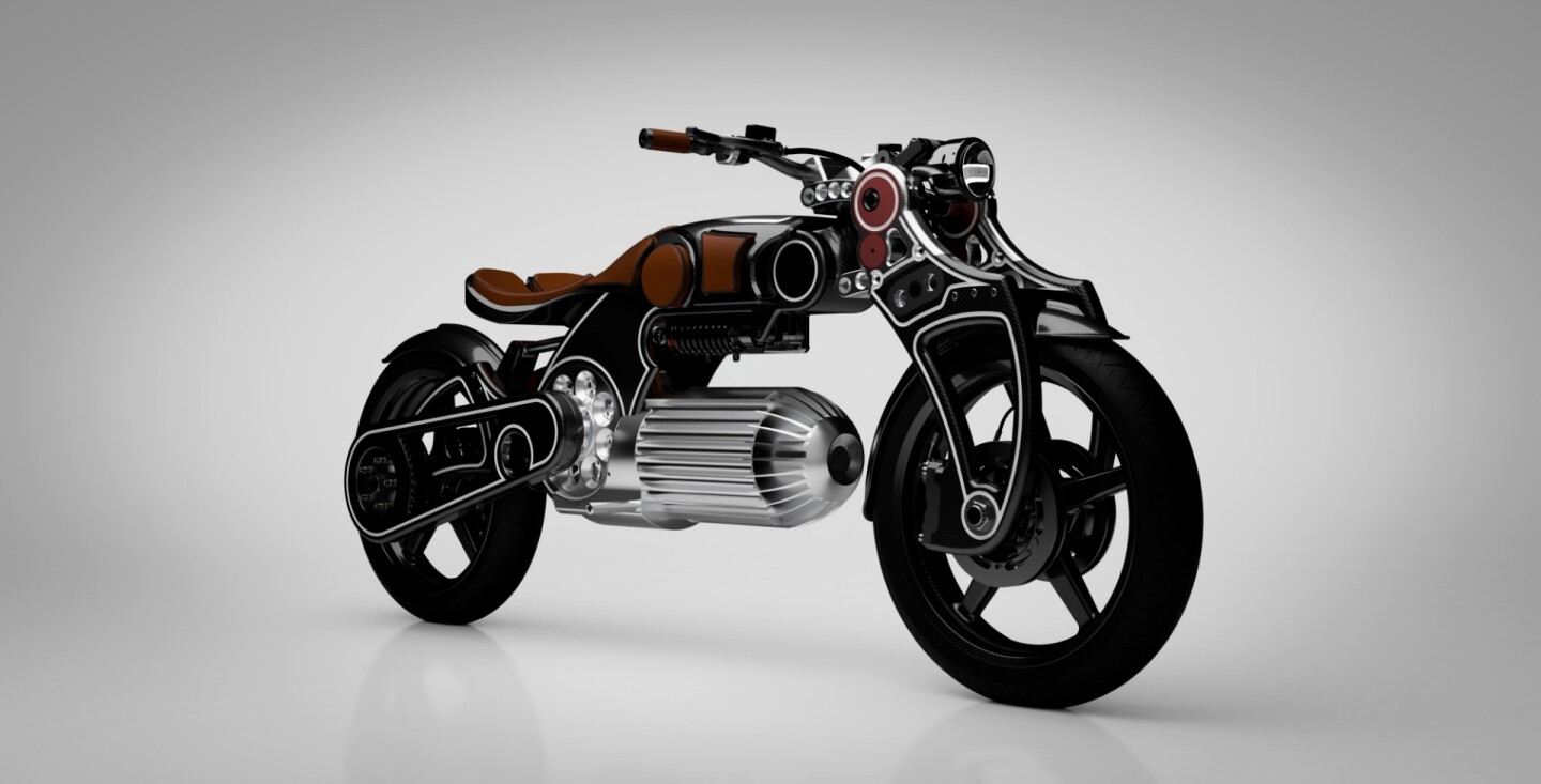 The bullet-shaped battery pack on the Hades protrudes phallically into the sacrilegiously empty space where the motor would sit on a combustion bike