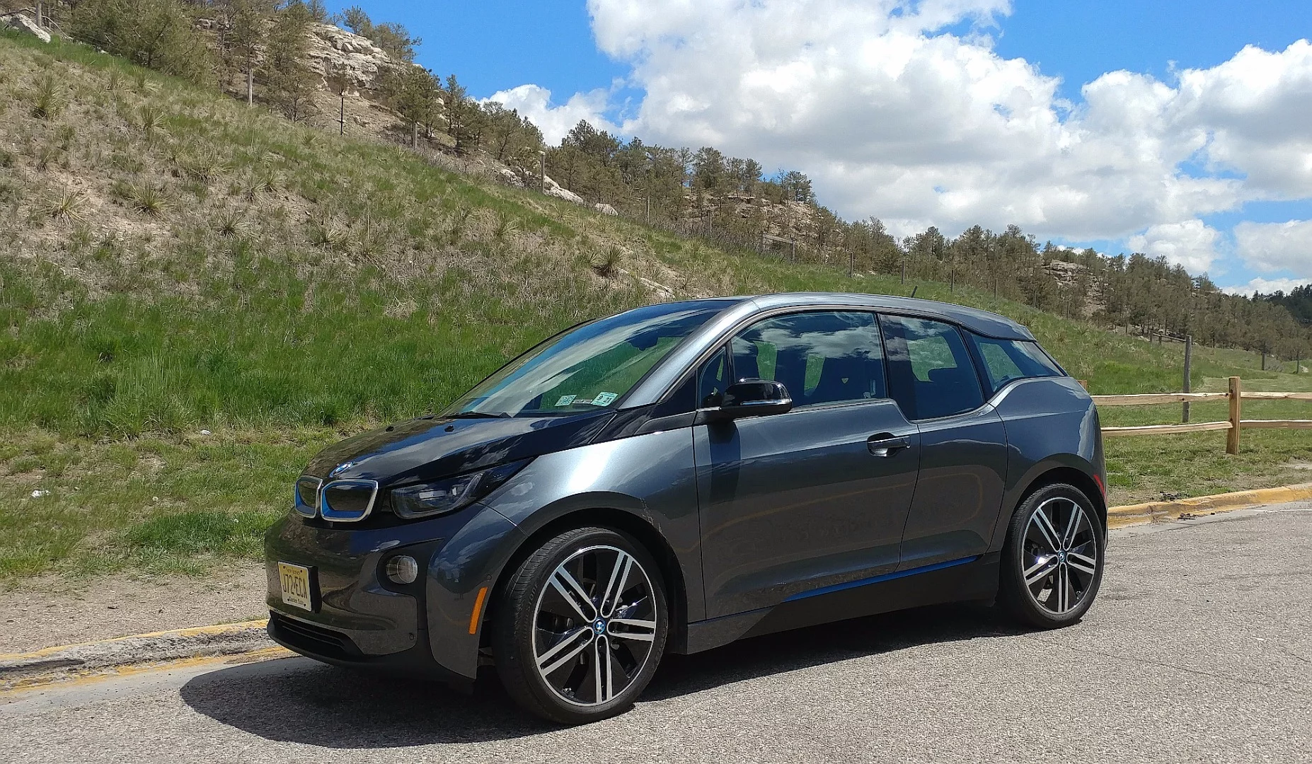 The BMW i3 makes extensive use of carbon fiber in its design