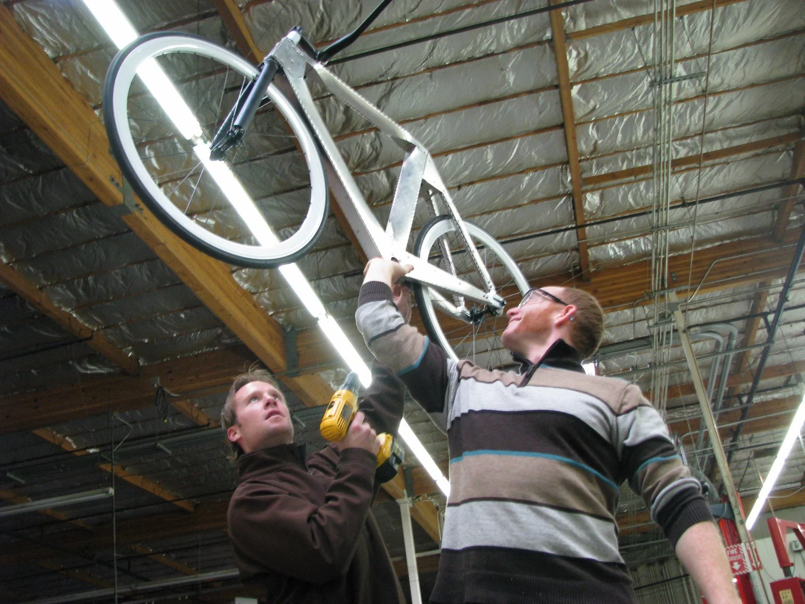 Ronin's finished frame weighs under three pounds