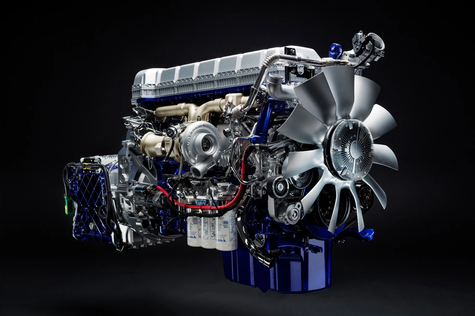 The powertrain responsible for hauling the paraglider uphill