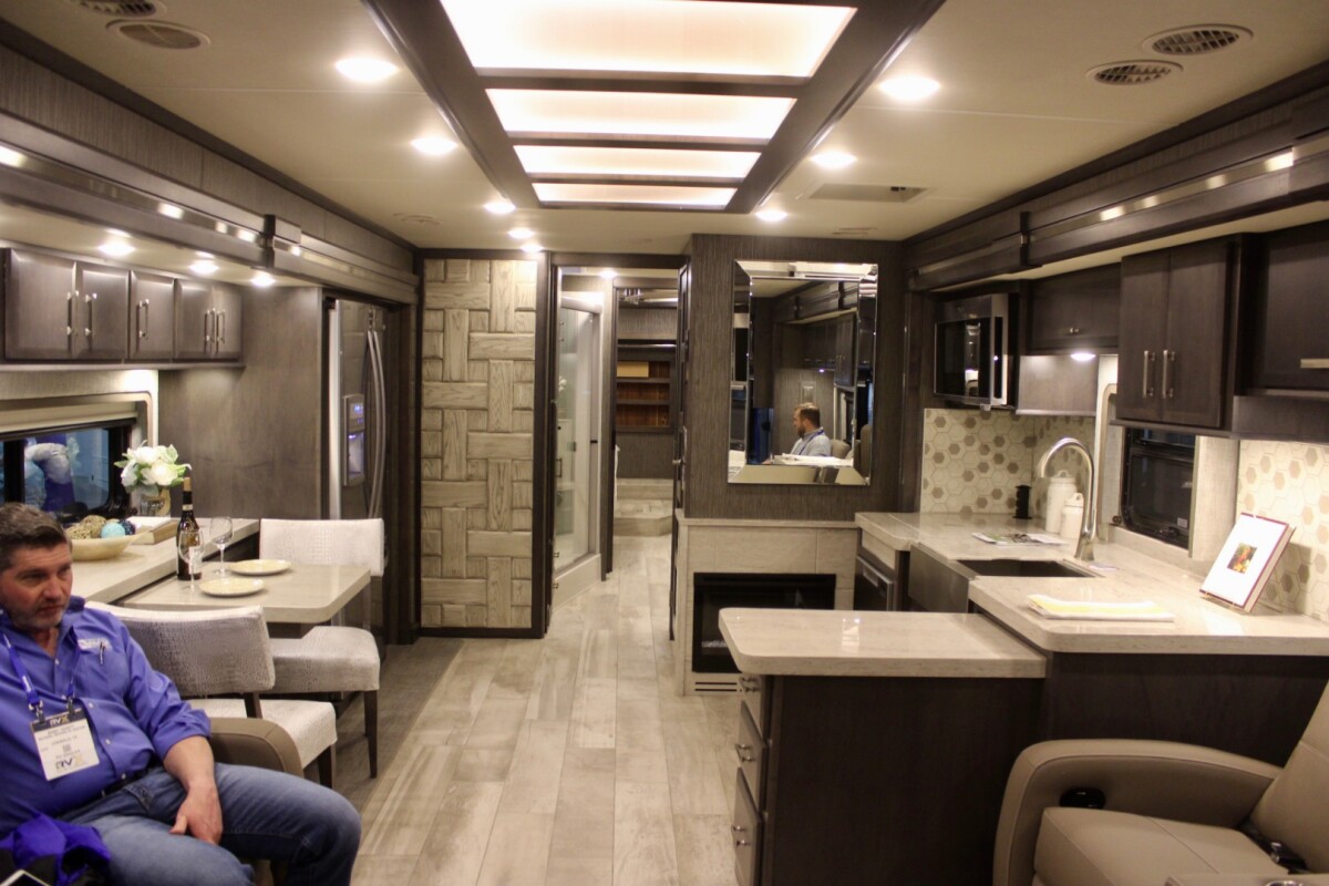 Thor thoroughly revamped the Tuscany interior design from floor to ceiling