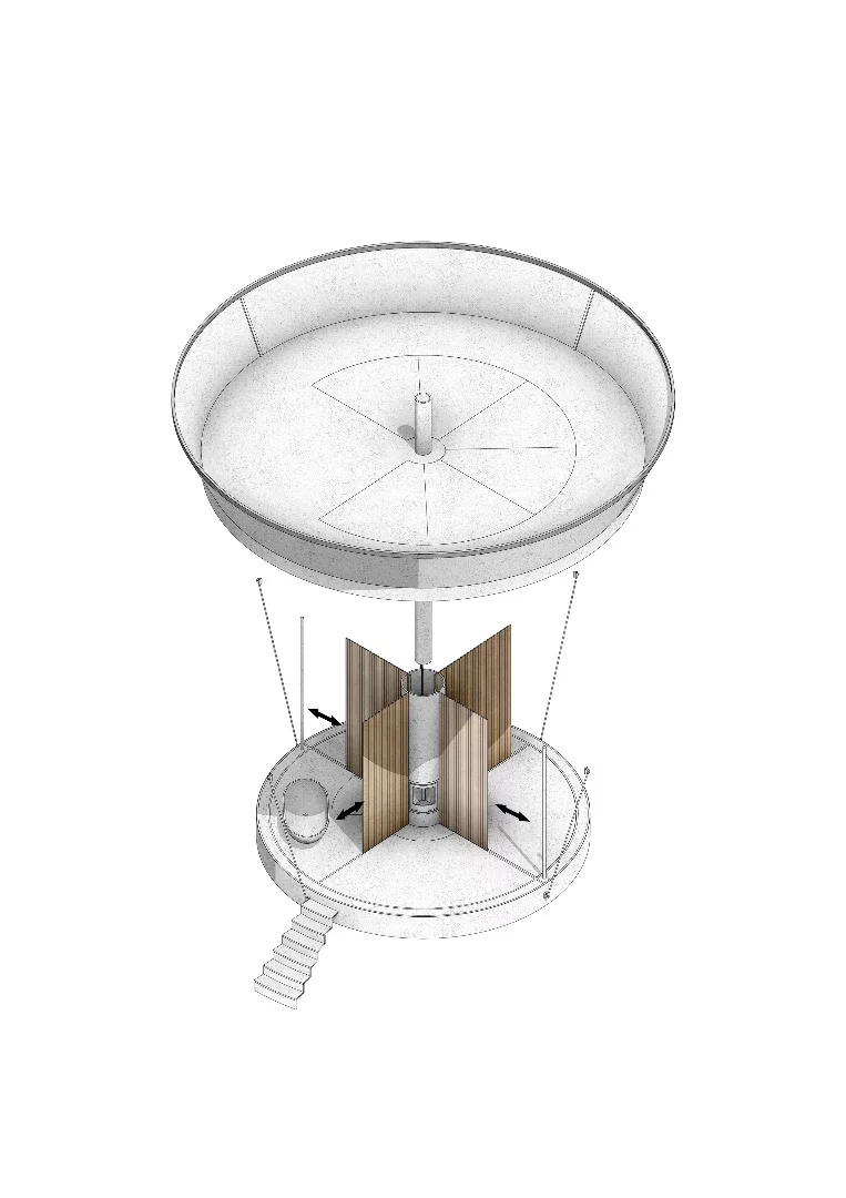Architectural drawing of Casa Ojalá