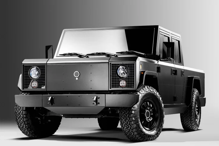 Bollinger Motors has revealed beta prototypes of its B1 (pictured) and B2 electric off-roaders