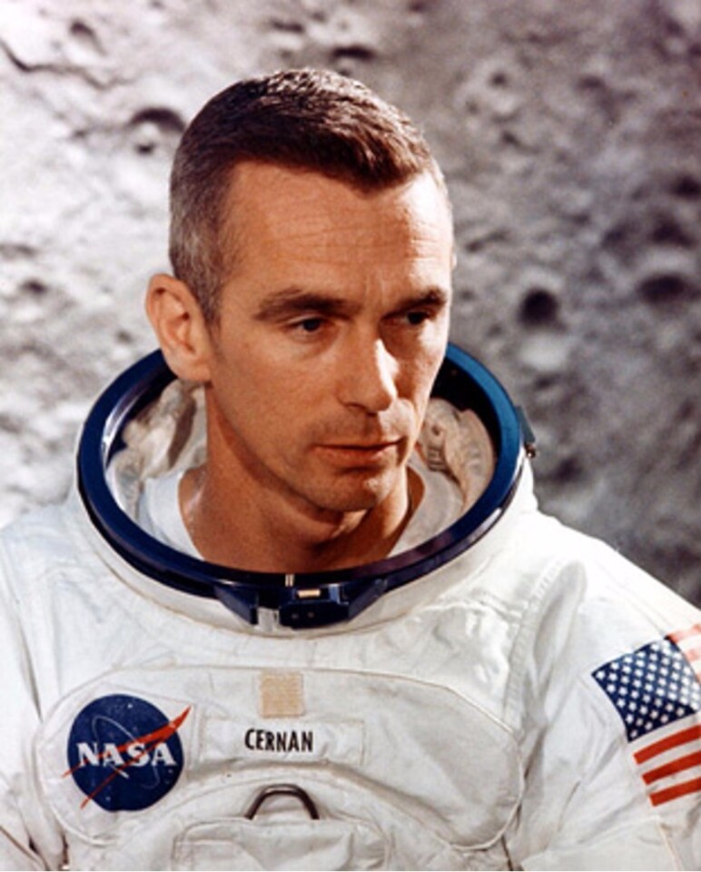Lunar Module Pilot Eugene Cernan