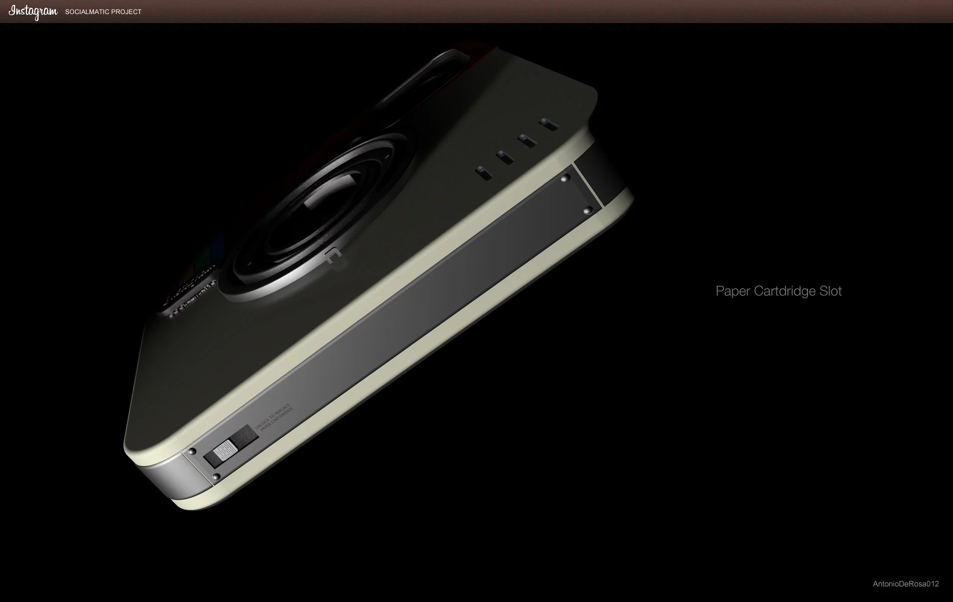 An internal printer loaded with refillable paper sheets and a four-color ink cartridge produces physical copies of any photo