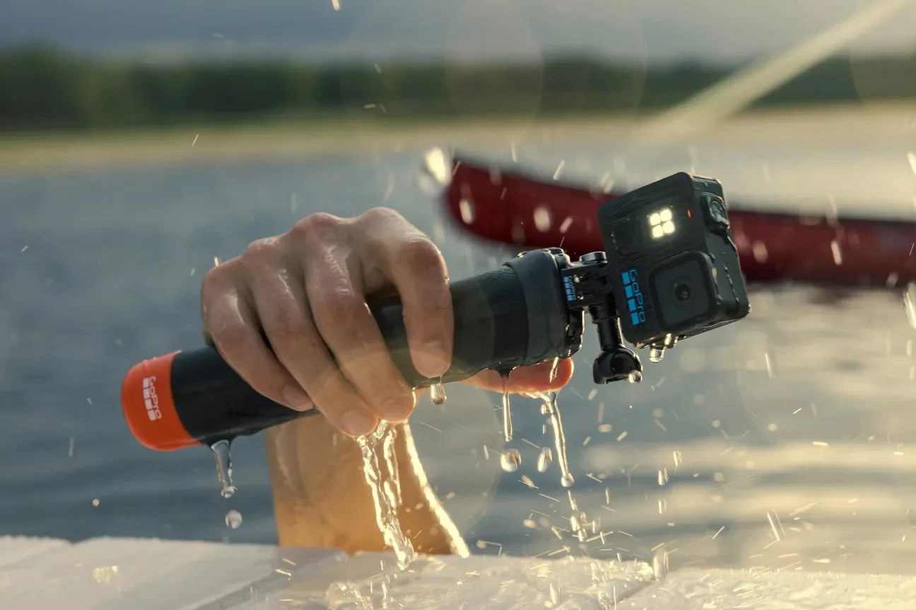 The Lit Hero is waterproof without a housing down to 16 ft (4.9 m)