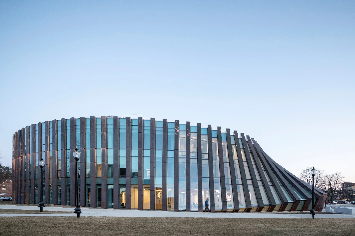 The Business Innovation Hub's copper exterior will patina over time