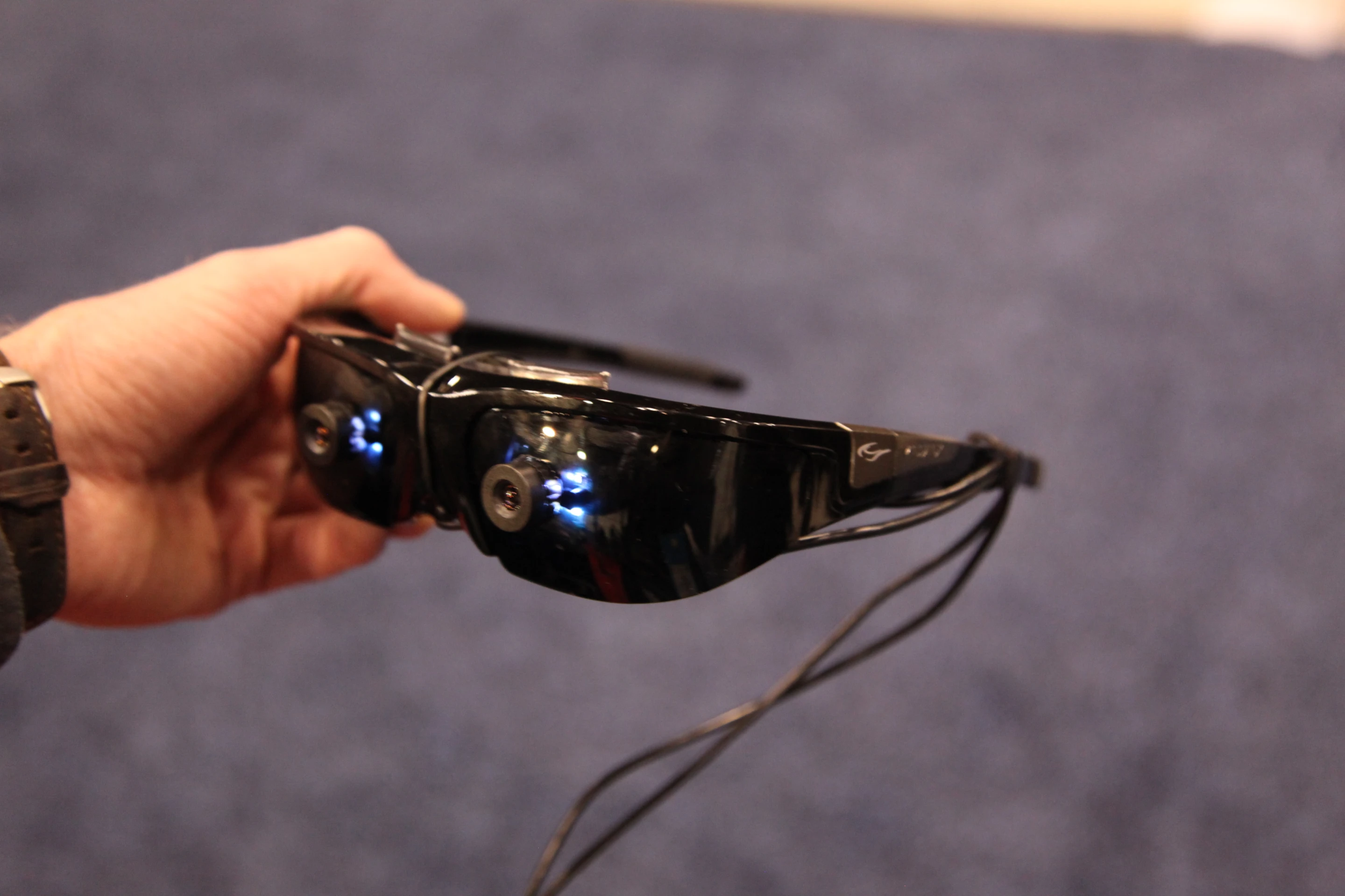 The Vizux Wrap 920AR augmented reality glasses