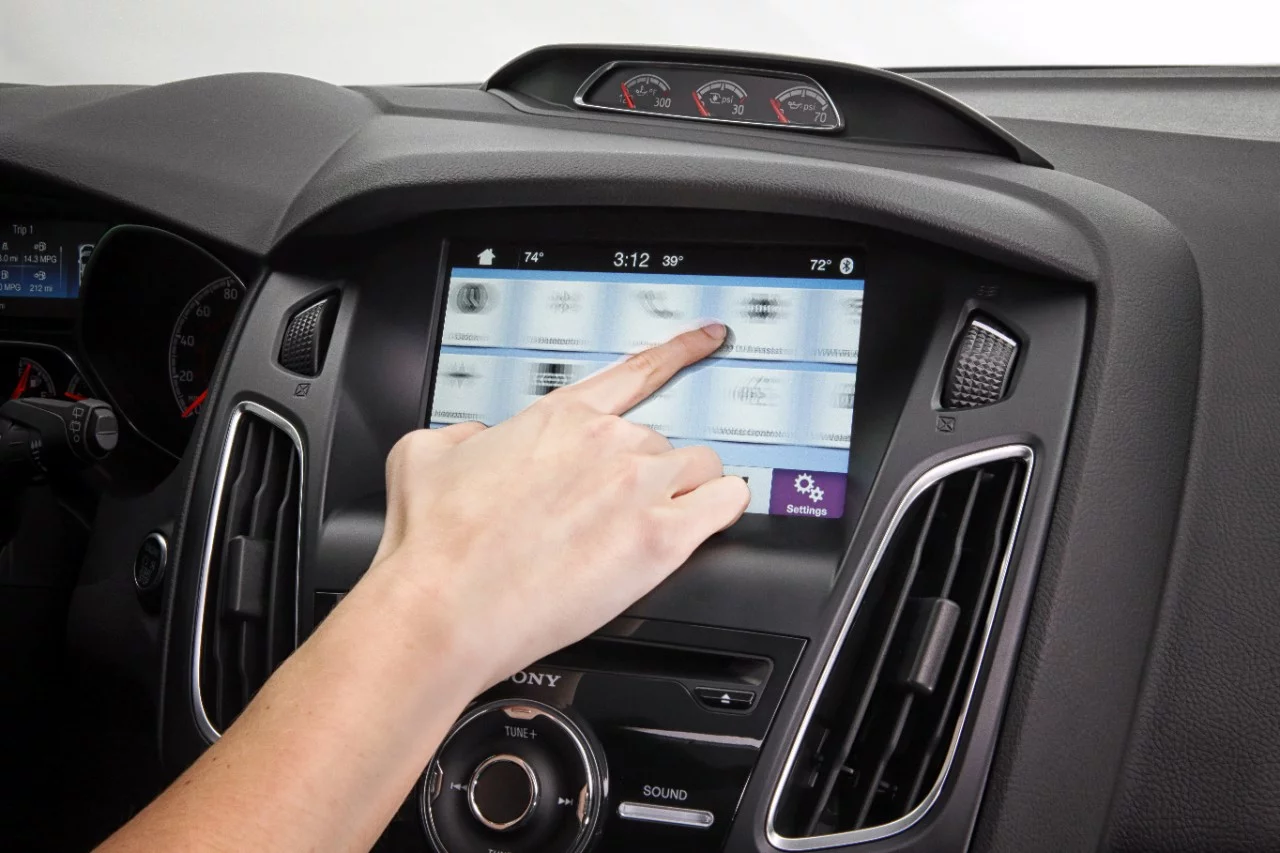 Ford says it has reduced on-screen complexity, used familiar tile-like icons for menu navigation and included swipe and pinch-to-zoom gesture controls