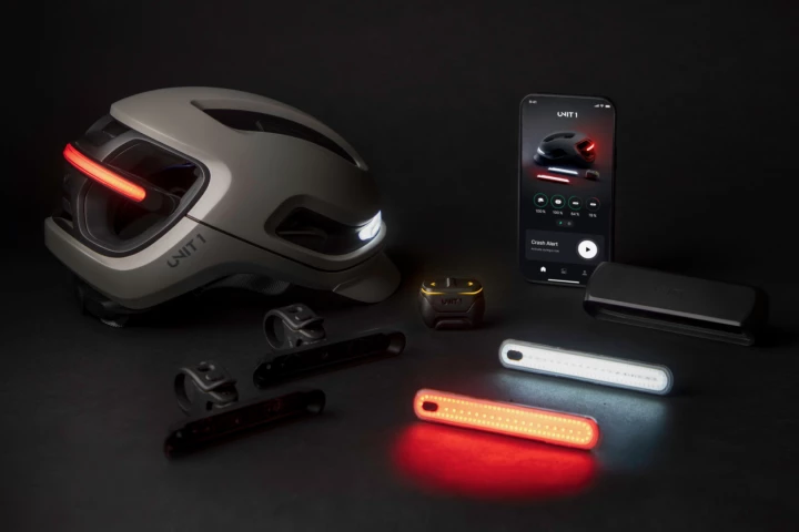 The complete Aura system, which is presently on Kickstarter