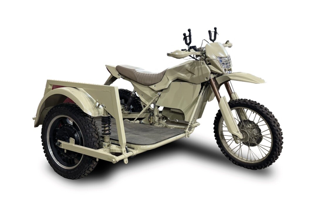 From AKs to EVs: Kalashnikov builds an electric enduro with a sidecar