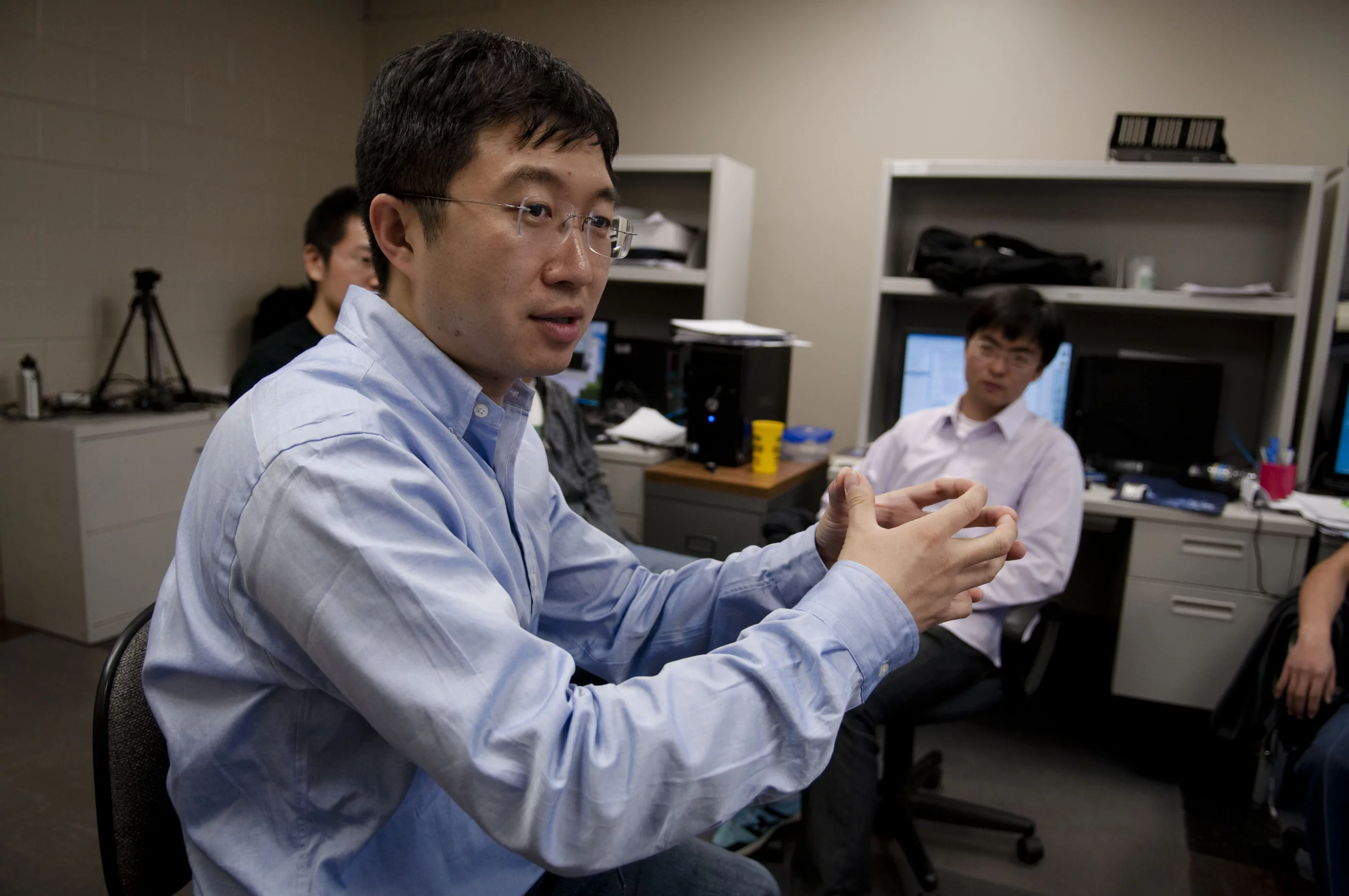 Tony Han and his research team attended the PASCAL grand challenge in object detection and won first place in detection for potted plants and chairs and second place in detection for humans, cars, horses and bikes