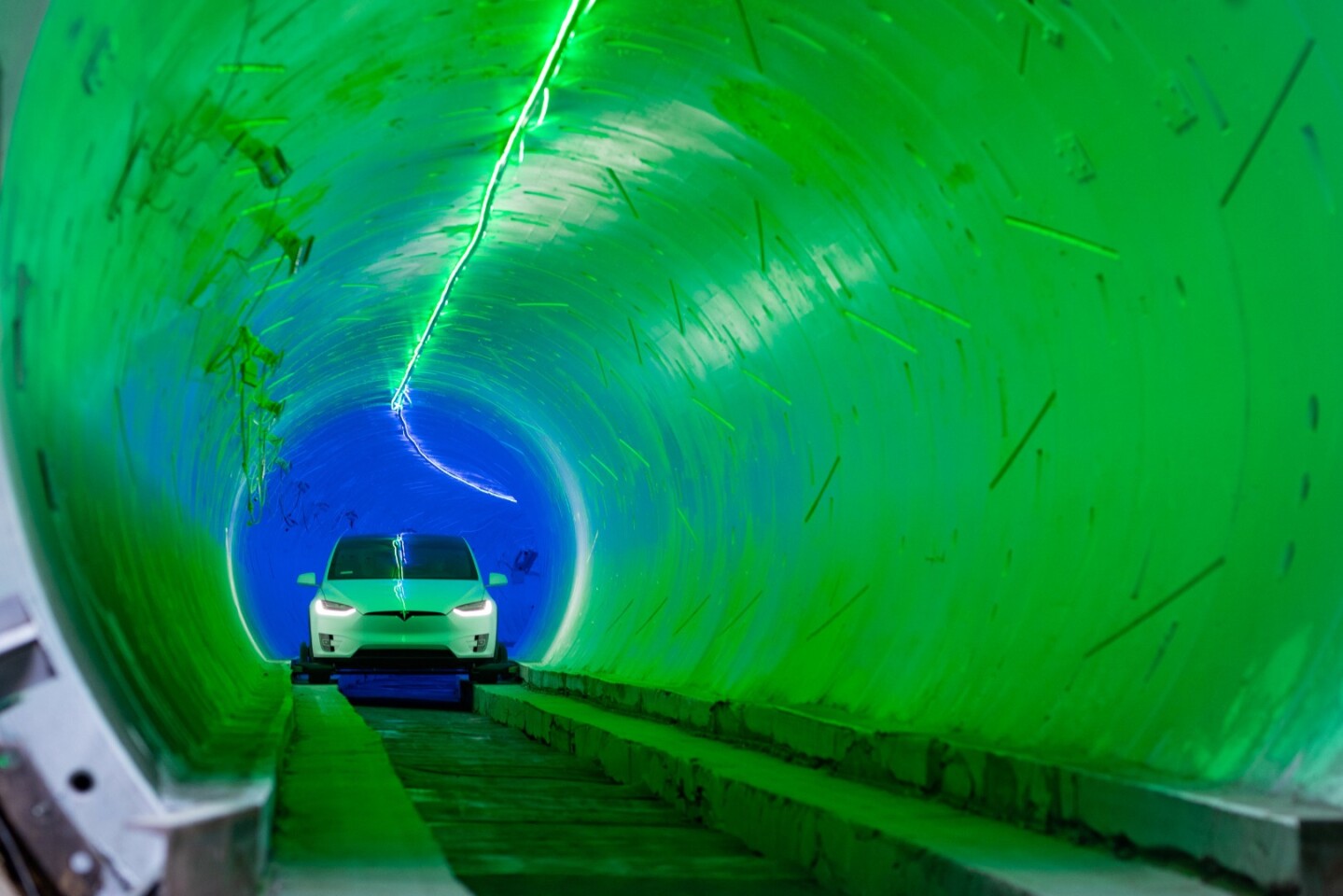 A look inside The Boring Company's test tunnel in LA