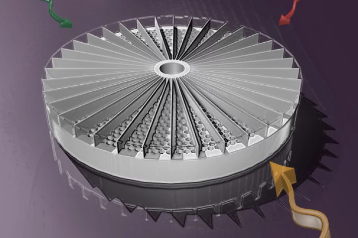 The unique distortion from the slice that the sound passes through allows the prototype sensor to separate simultaneous sounds