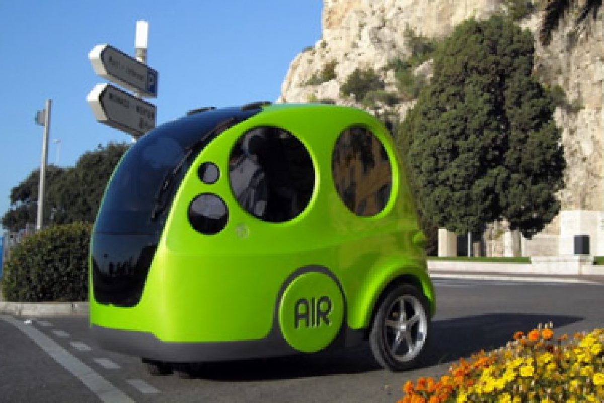 AIRPod: tiny air-powered commuter costs half a Euro per 100km