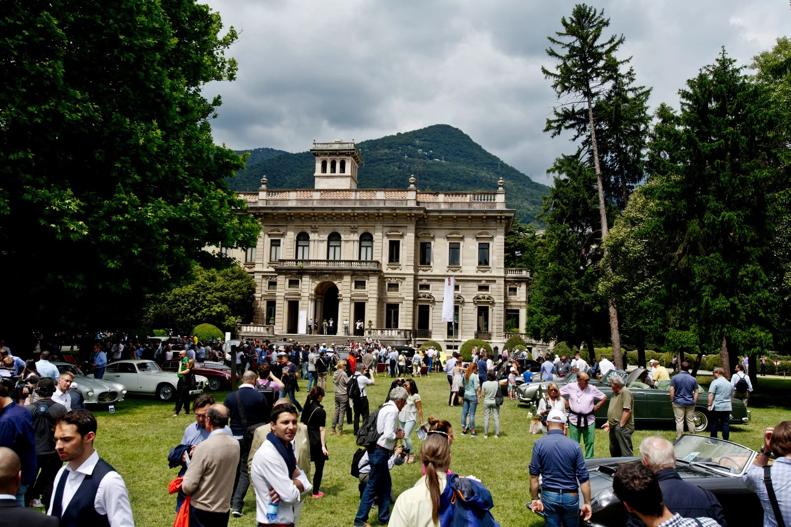 The beautiful grounds of Villa Erba